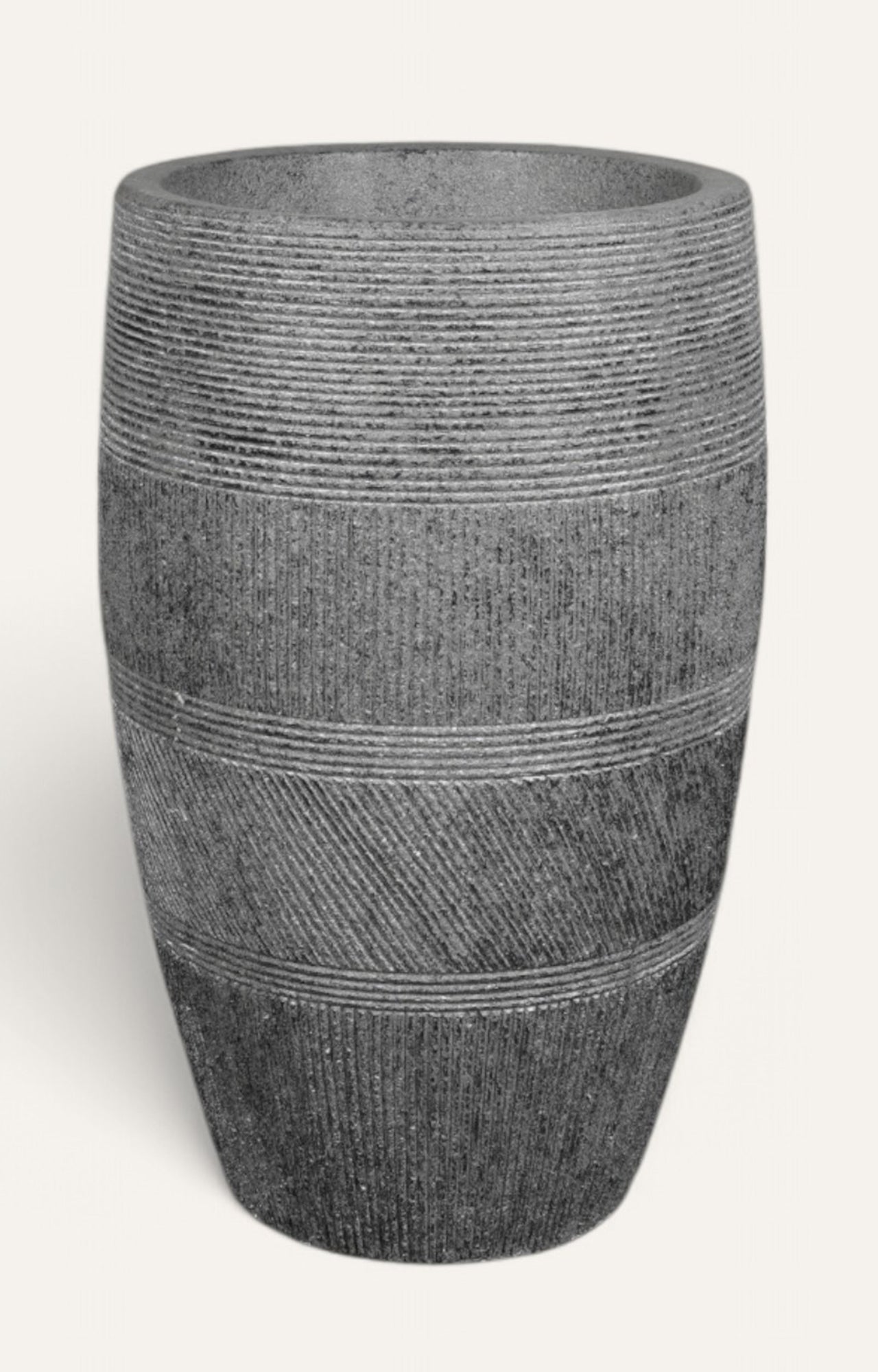 Sanded Texture Round Planter – Medium