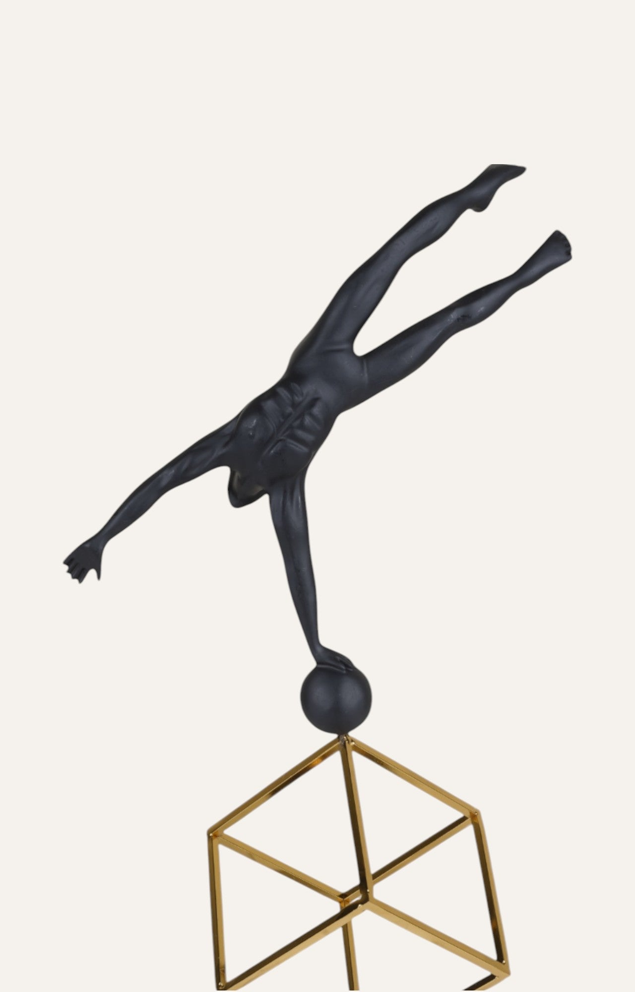 Sleek Dynamic Balance Acrobatic Sculpture