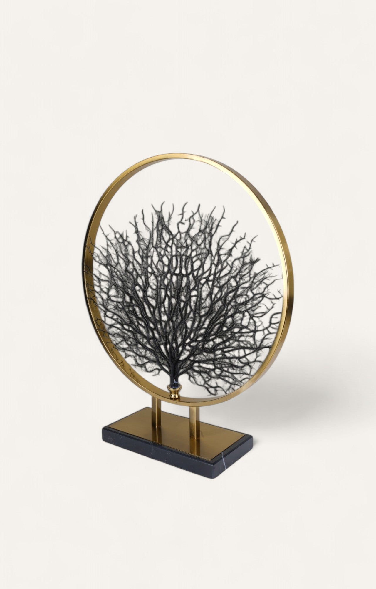 Golden Tree Home Décor Sculpture Pair