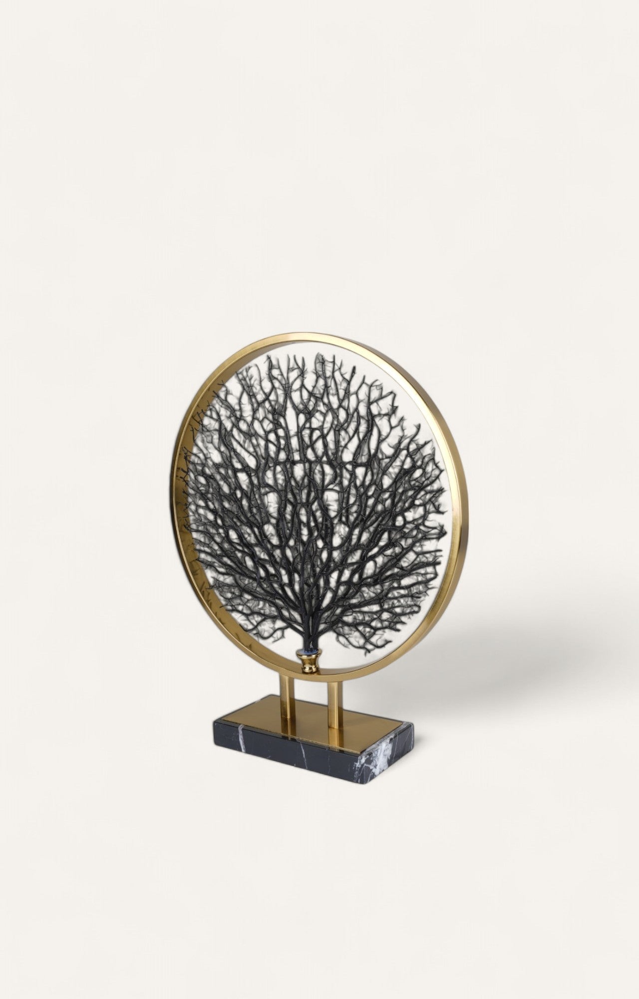 Golden Tree Home Décor Sculpture Pair