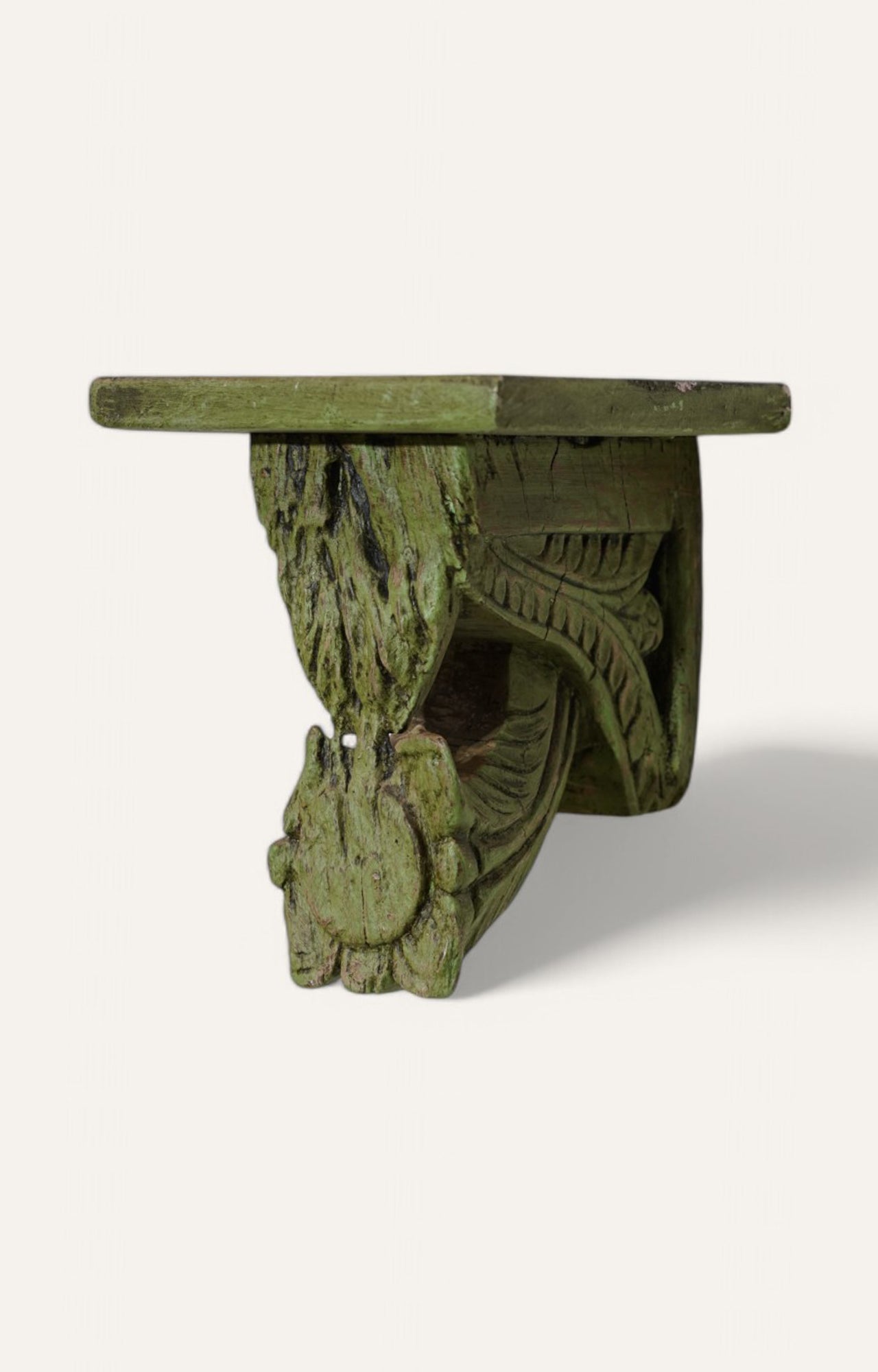 Vintage Wooden Shelf Corbel Floral Wall Brackets