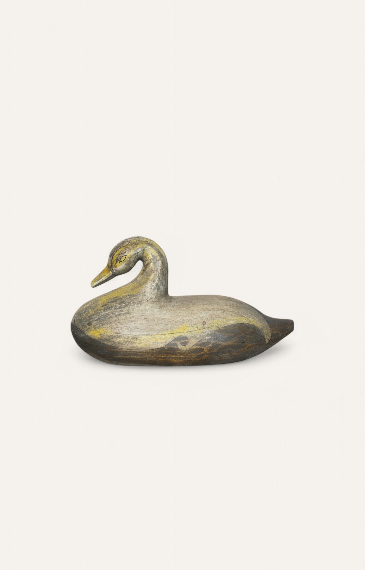 Handcrafted Vintage Wooden Duck Decoy