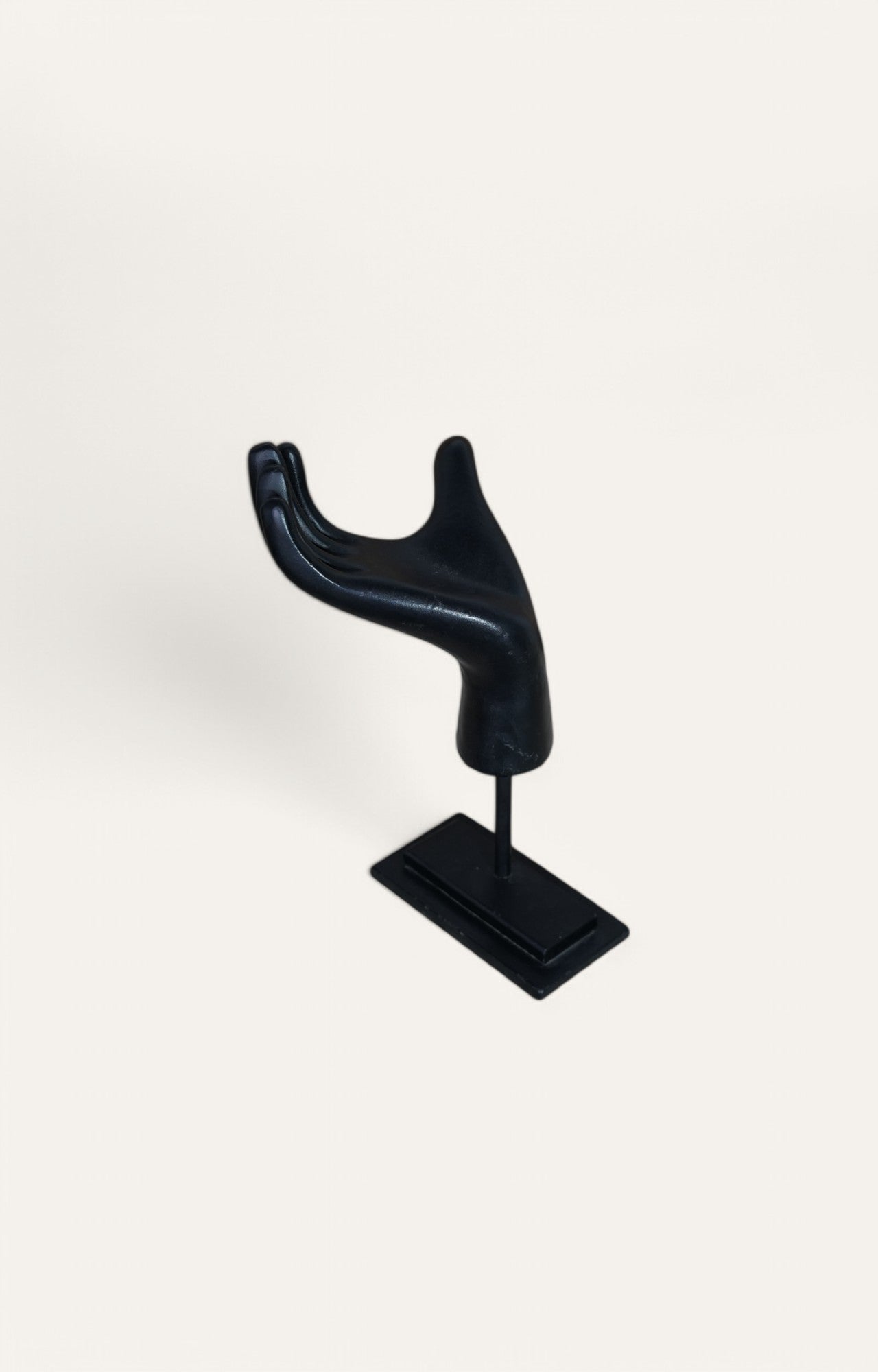 Modern Home Decor Black Hand Sculpture