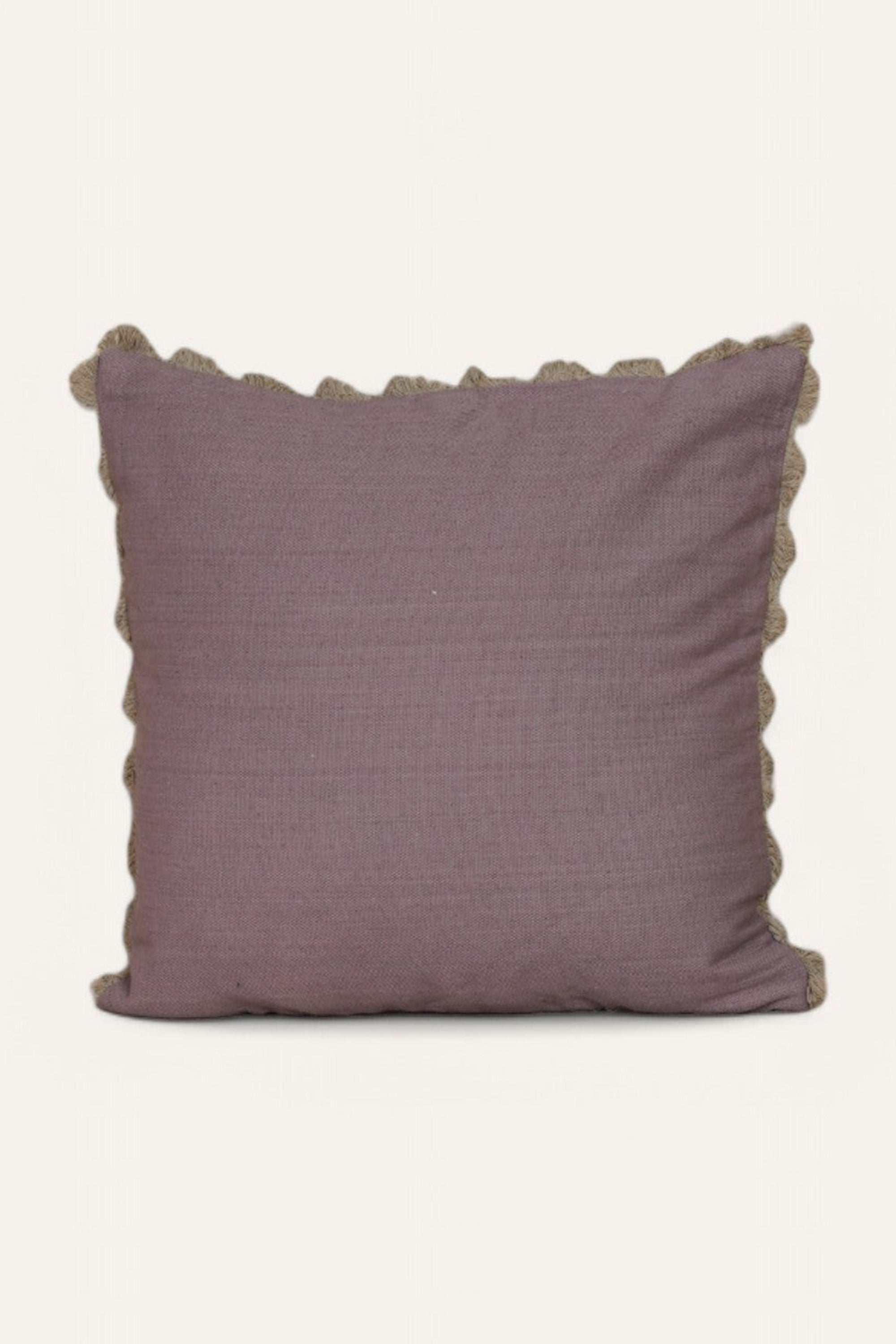 Minimal Mauve Printed Cushion