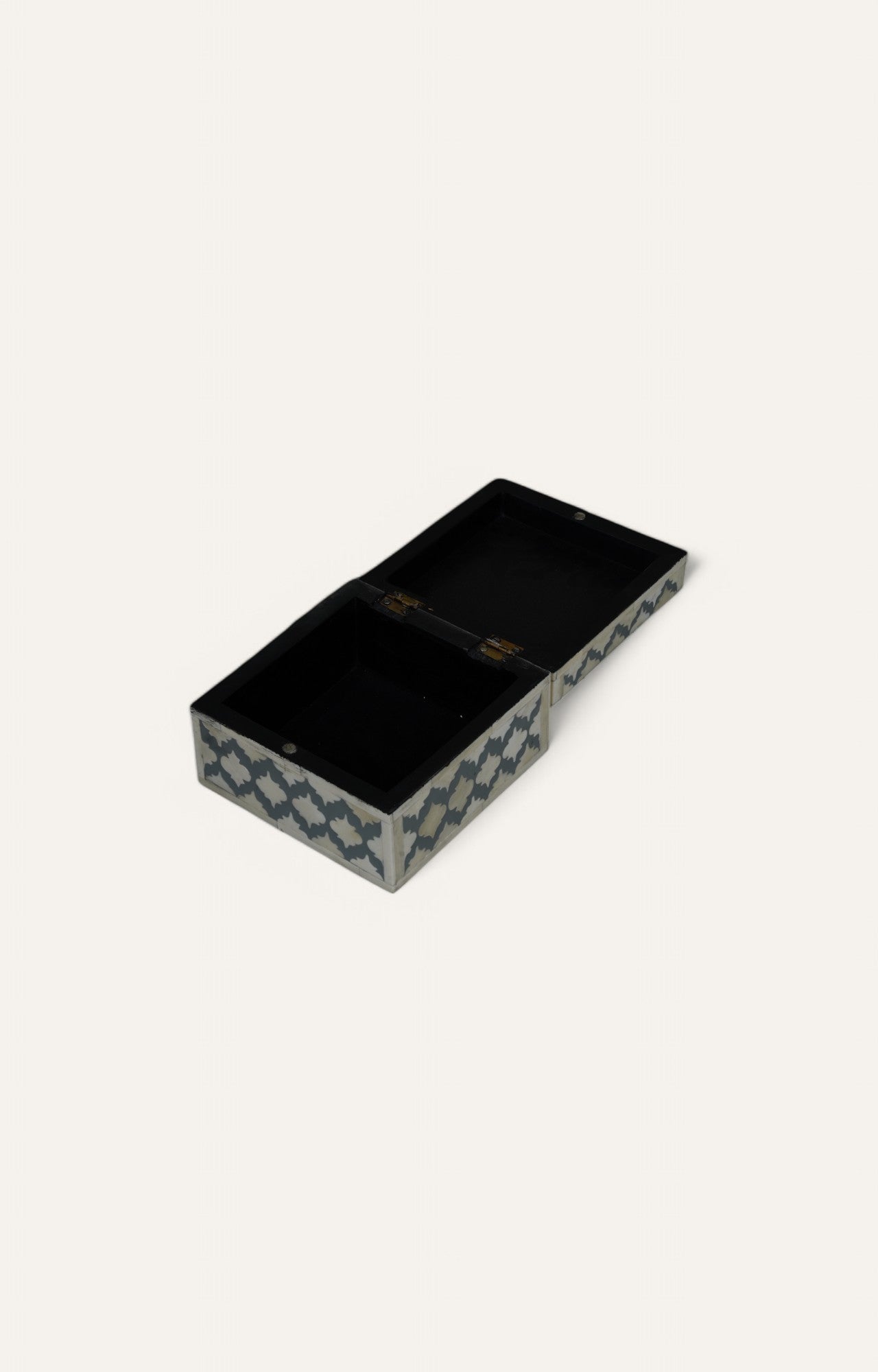 Mughal-Inspired Inlay Box with White Bone & Resin