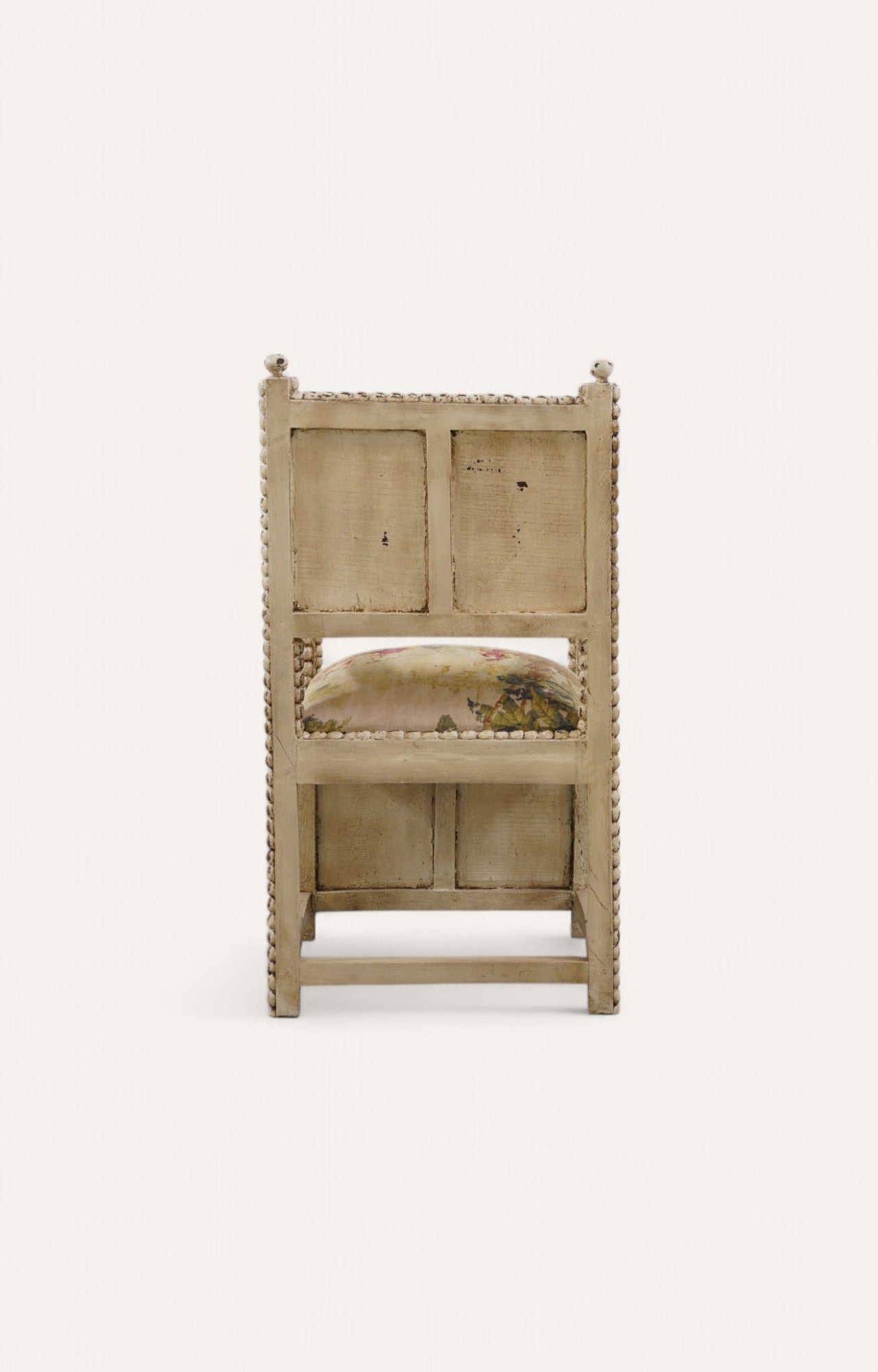Ornate Teak Wood Armchair