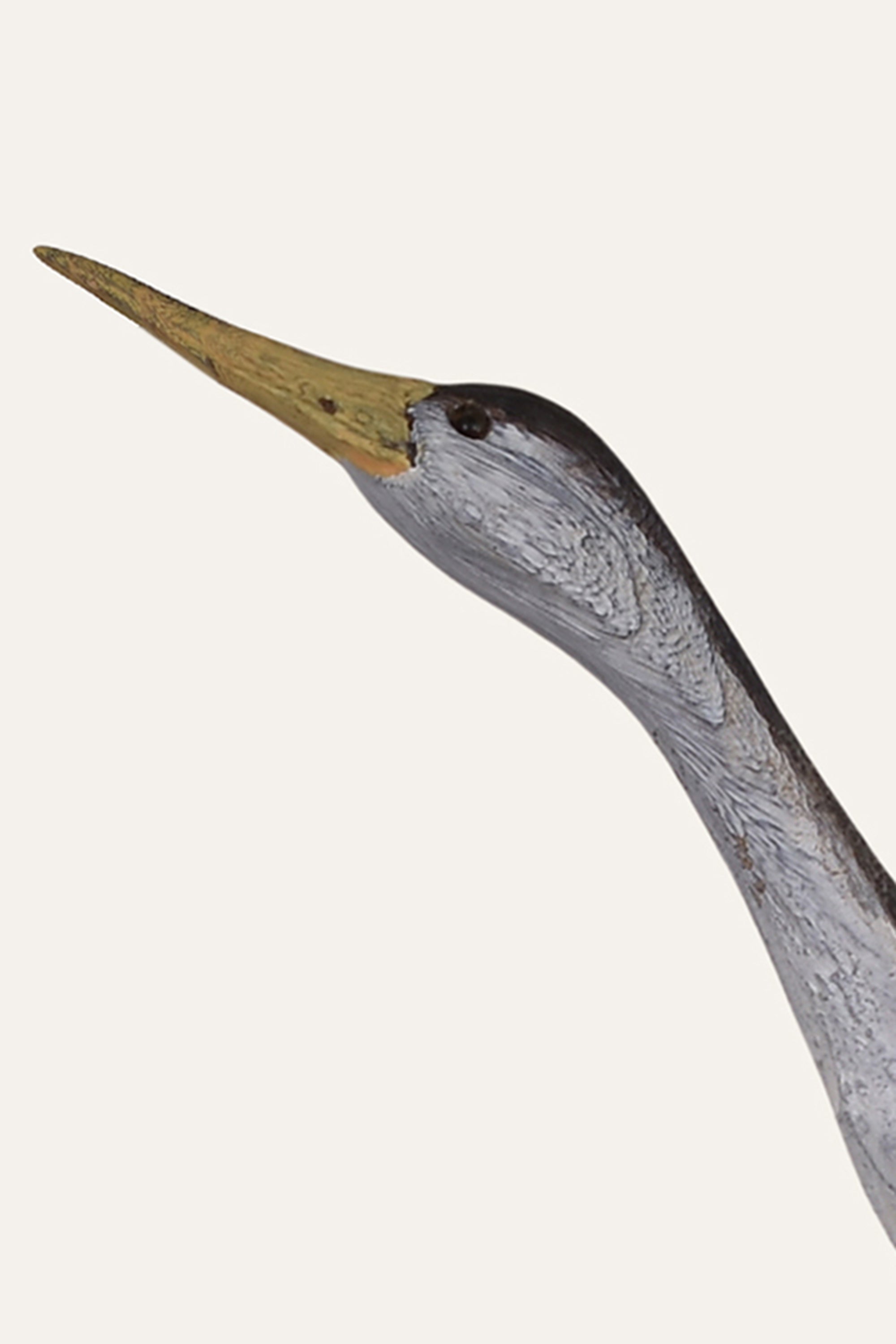 Handcrafted Paulownia Wood Standing Bird Sculpture - Small