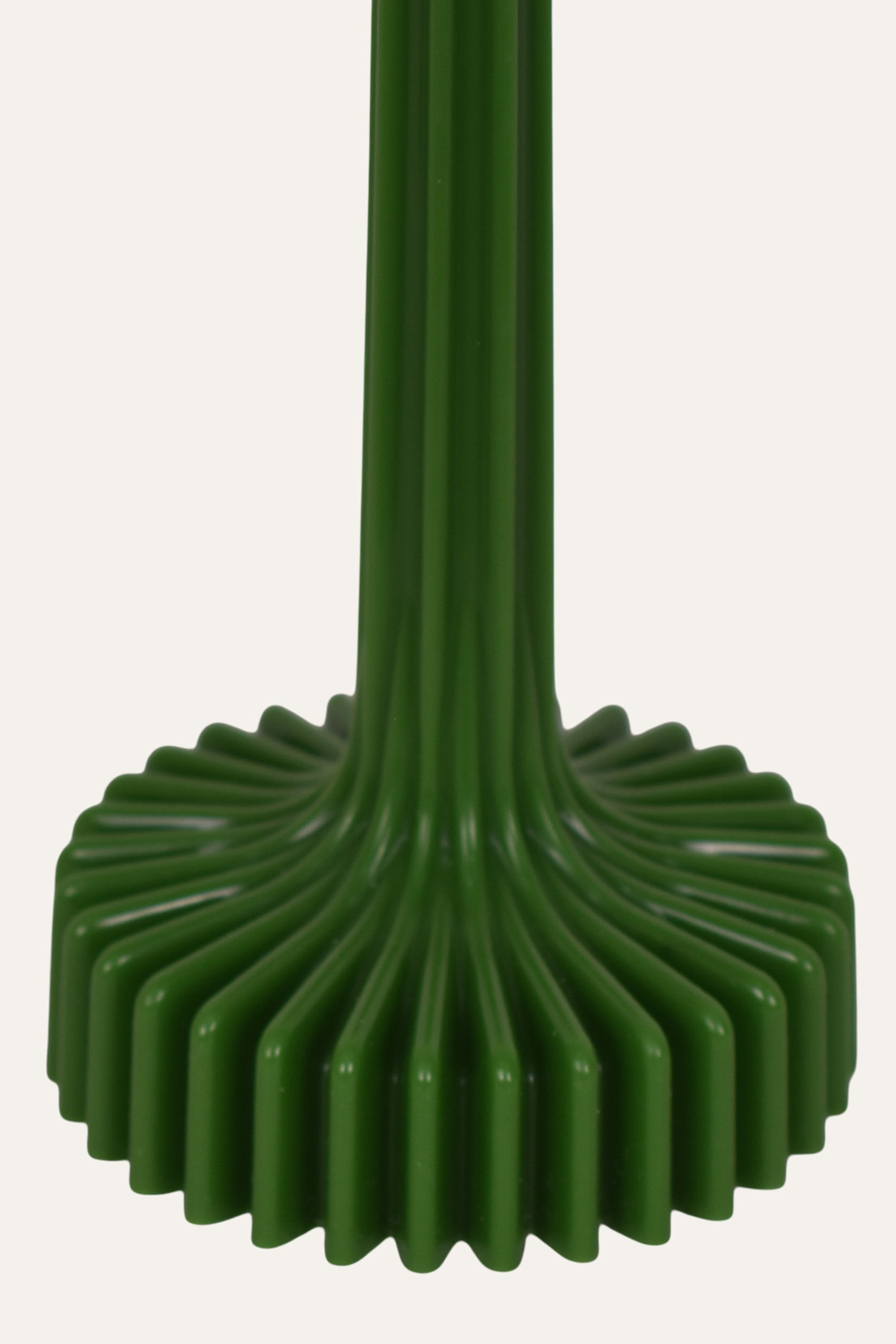 Green Artistic Sculptural Taper Candle