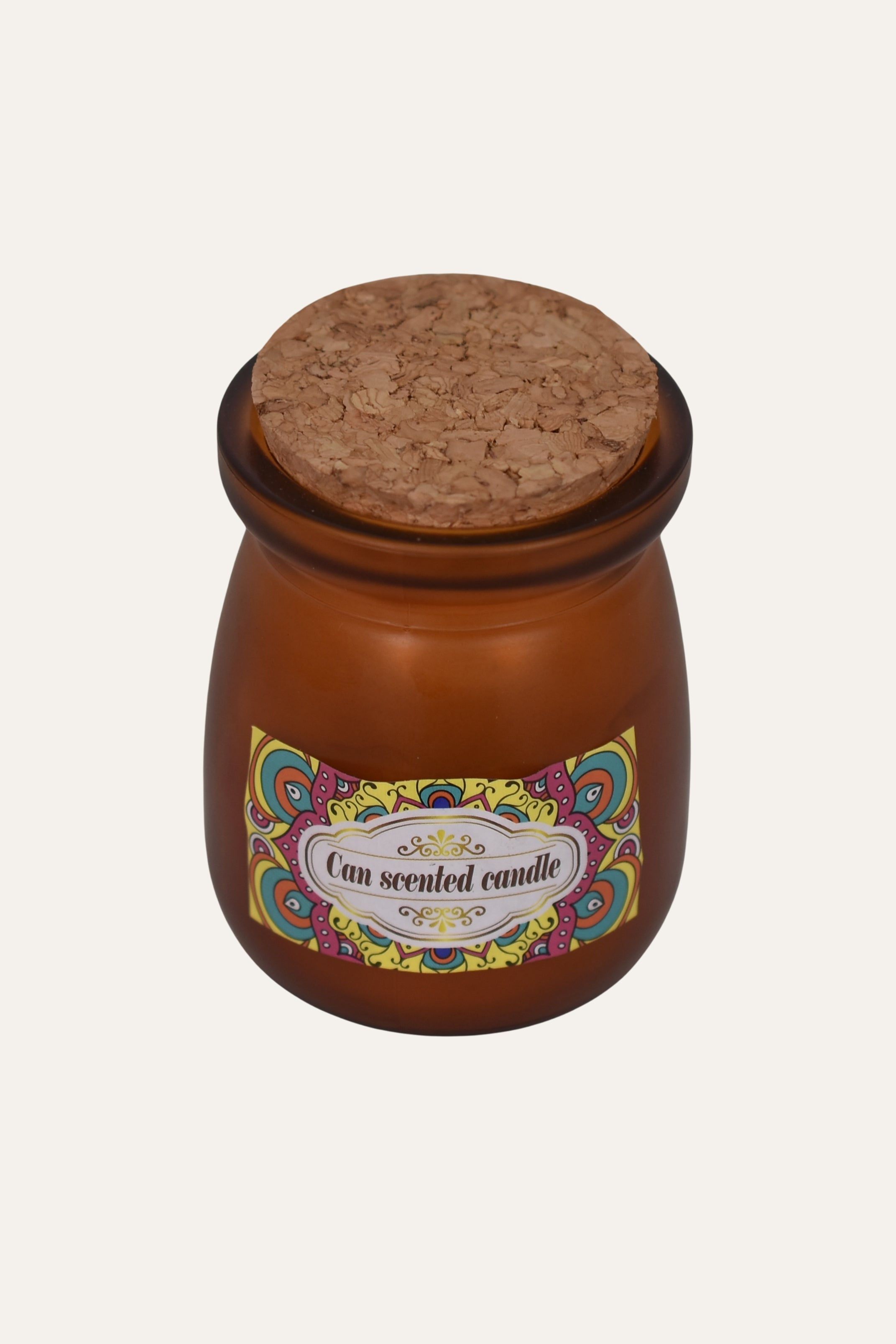 Decorative Amber Jar Scented Candle