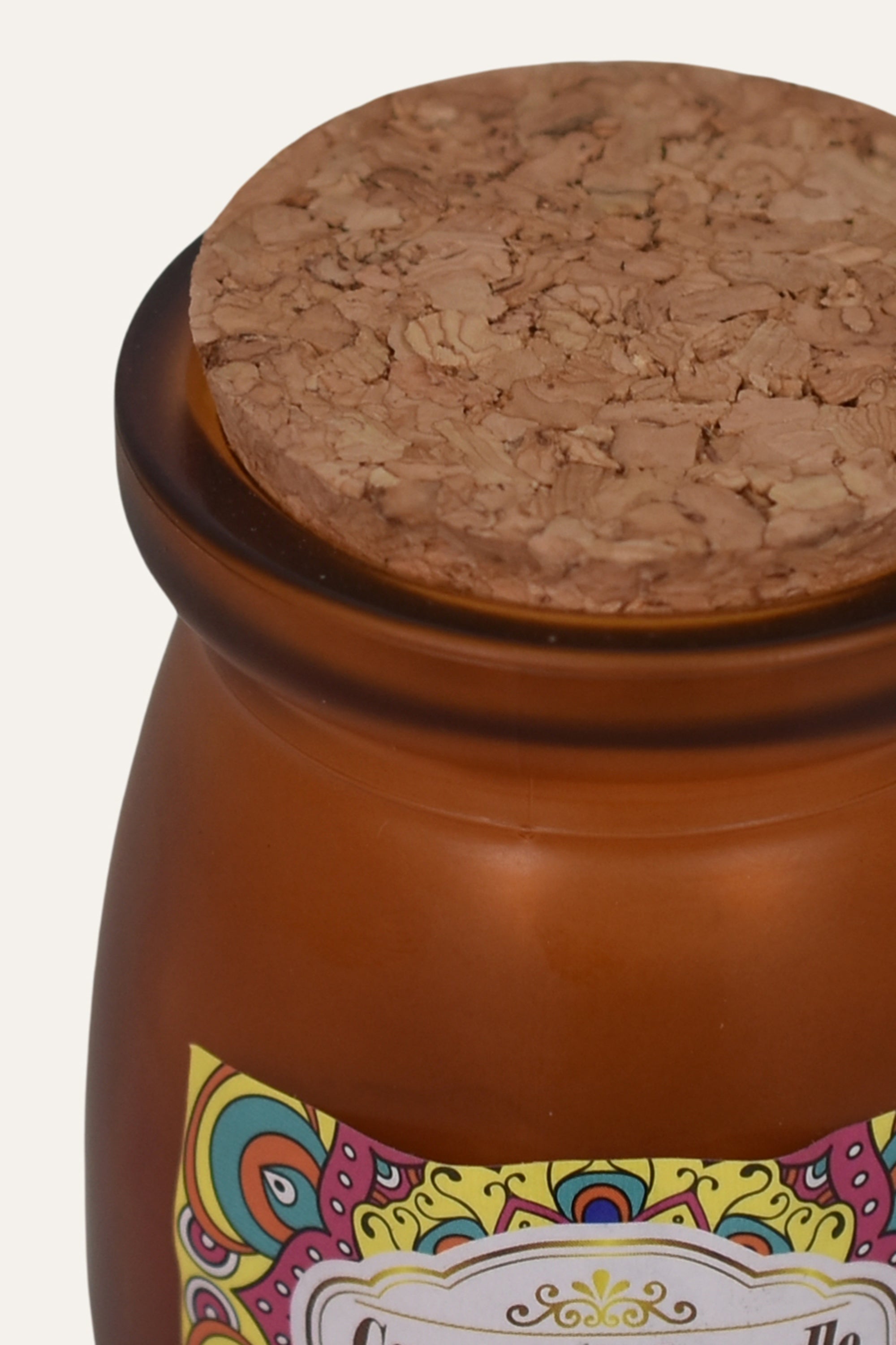 Decorative Amber Jar Scented Candle