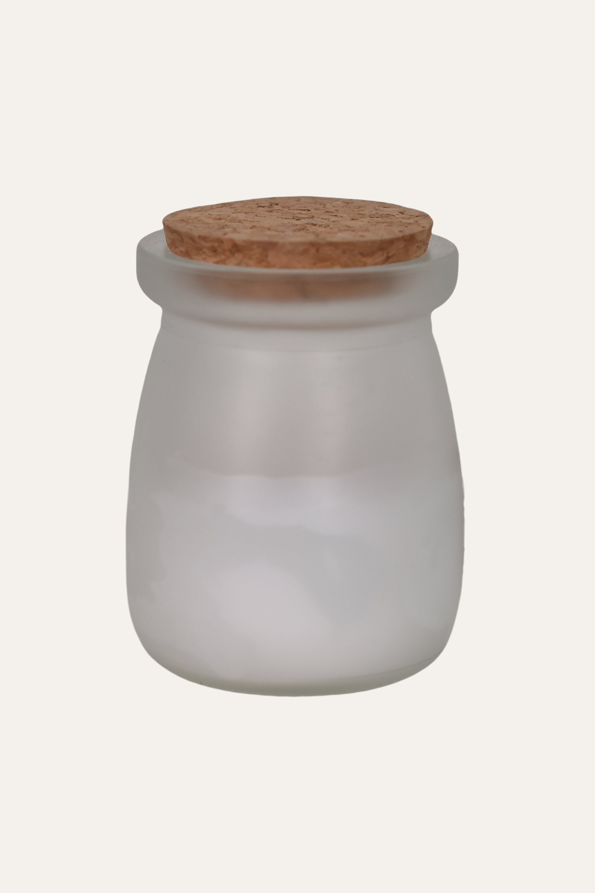 Decorative Amber Jar Scented Candle - White