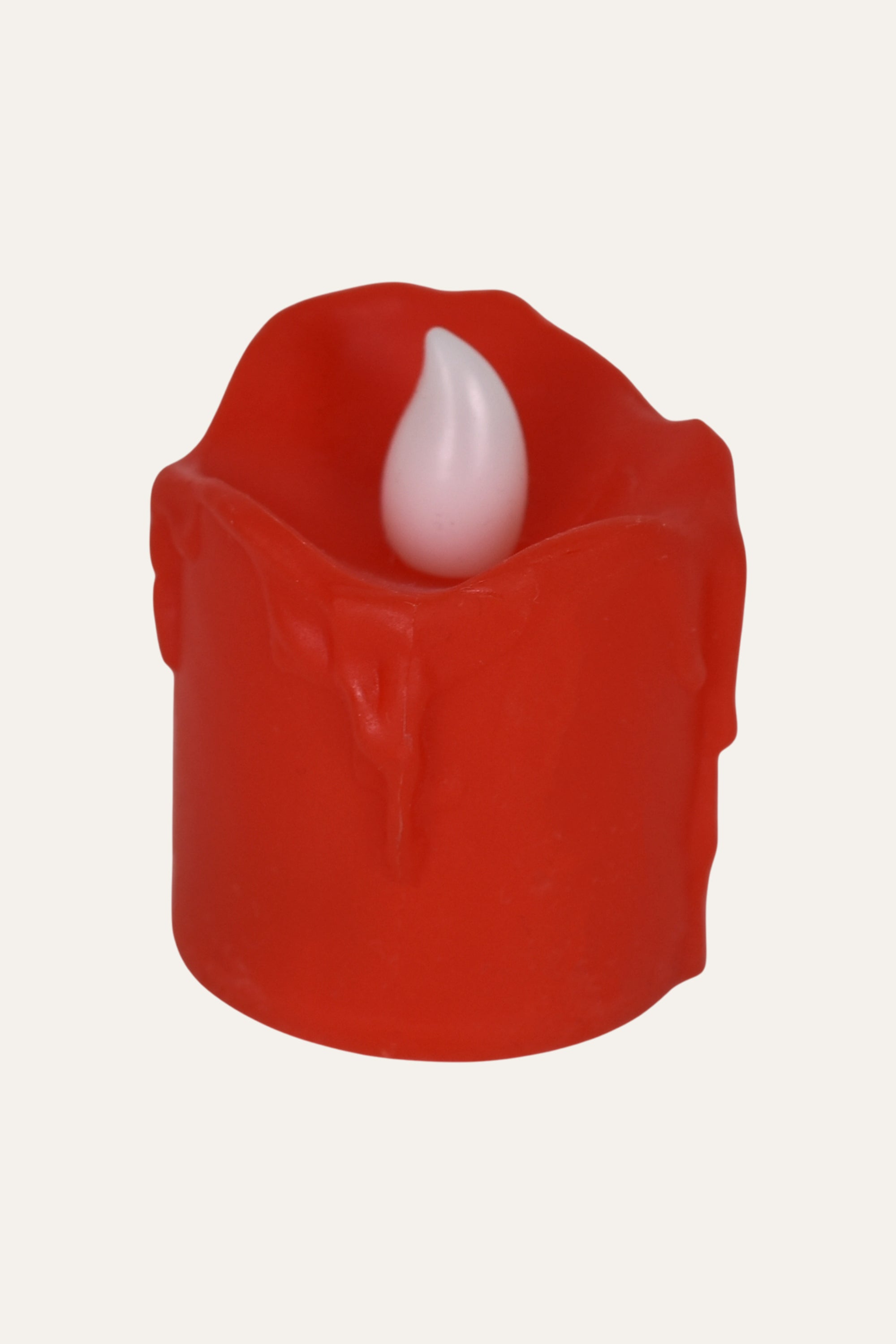 Red Decorative Electric Pillar Candle