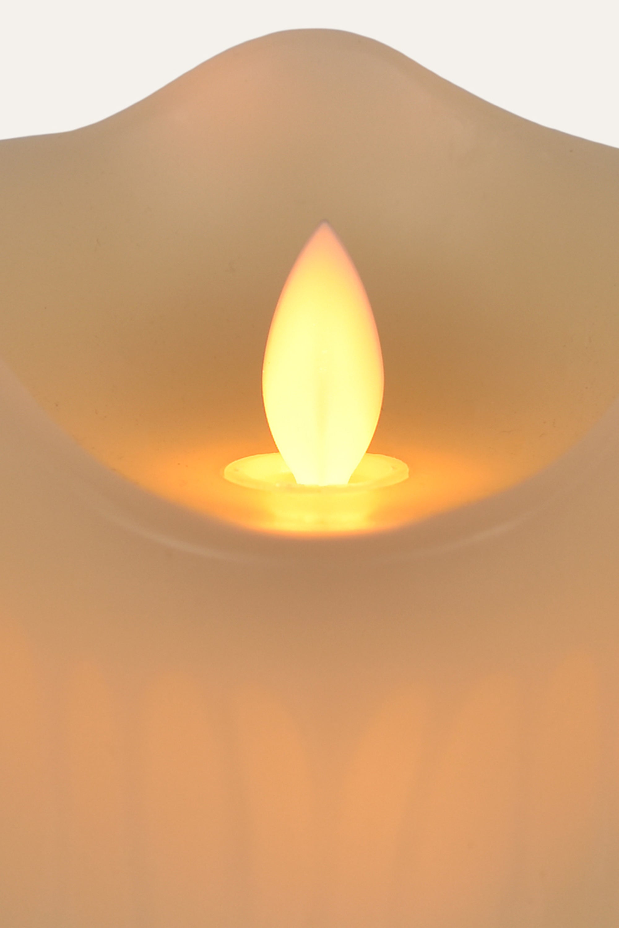 Ivory Glow Electric Pillar Candle