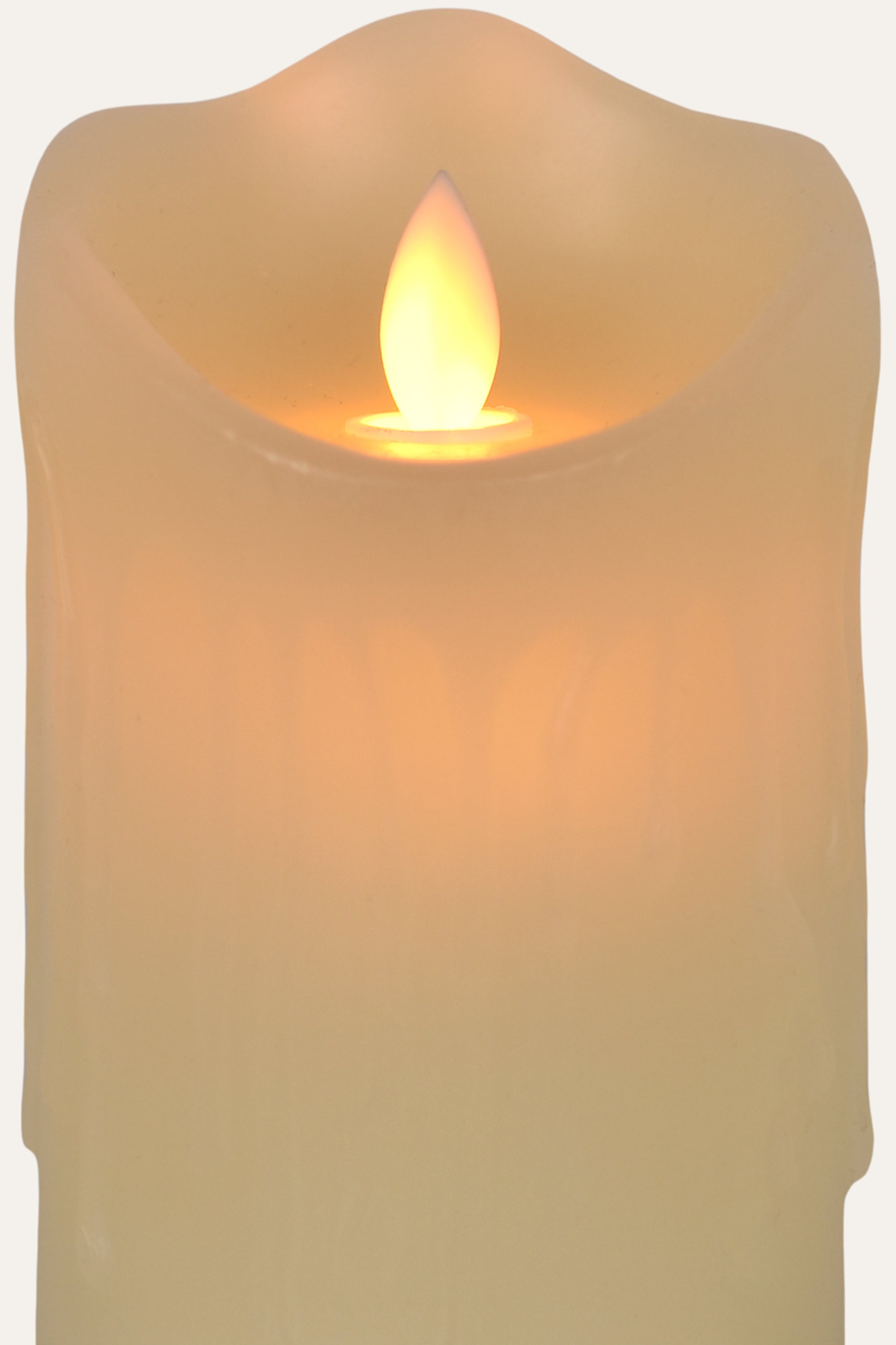 Ivory Glow Electric Pillar Candle