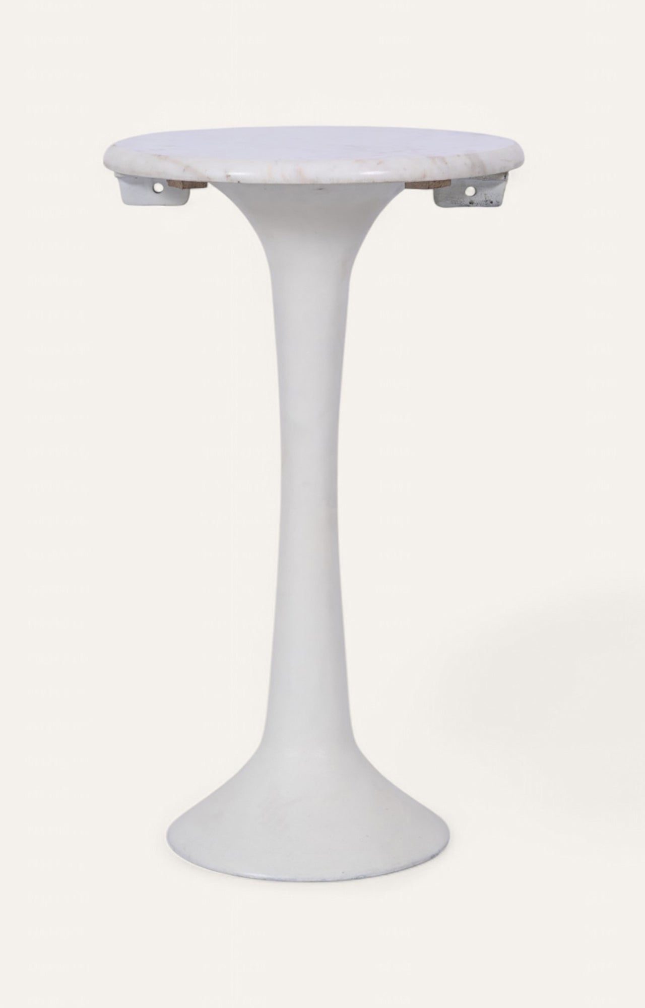 Sculptural Pedestal Side Table