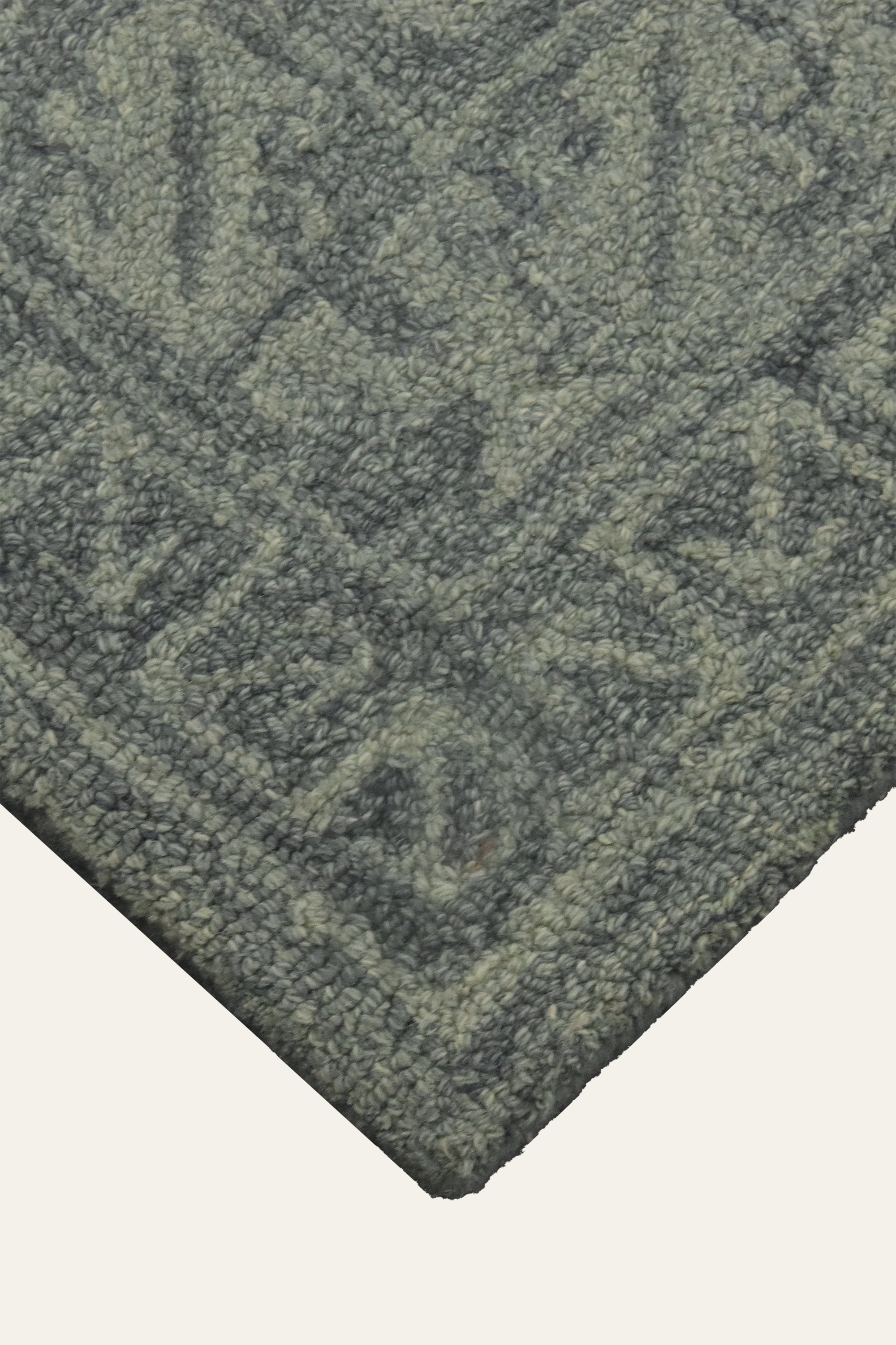 8x10 Ft. Vintage Grey Hand tufted Wool Area Rug for Living Room