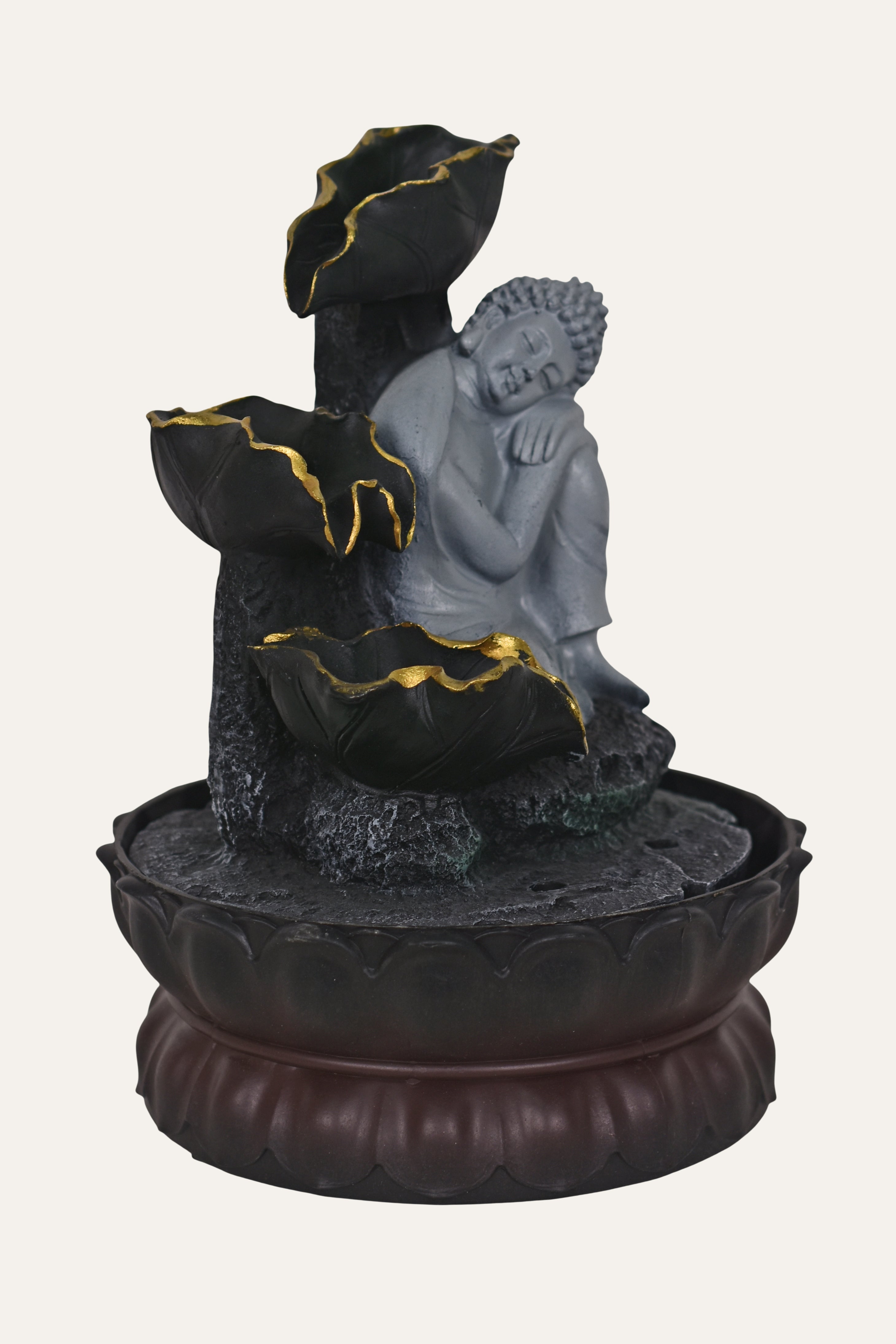 Serene Resting Buddha Water Fountain