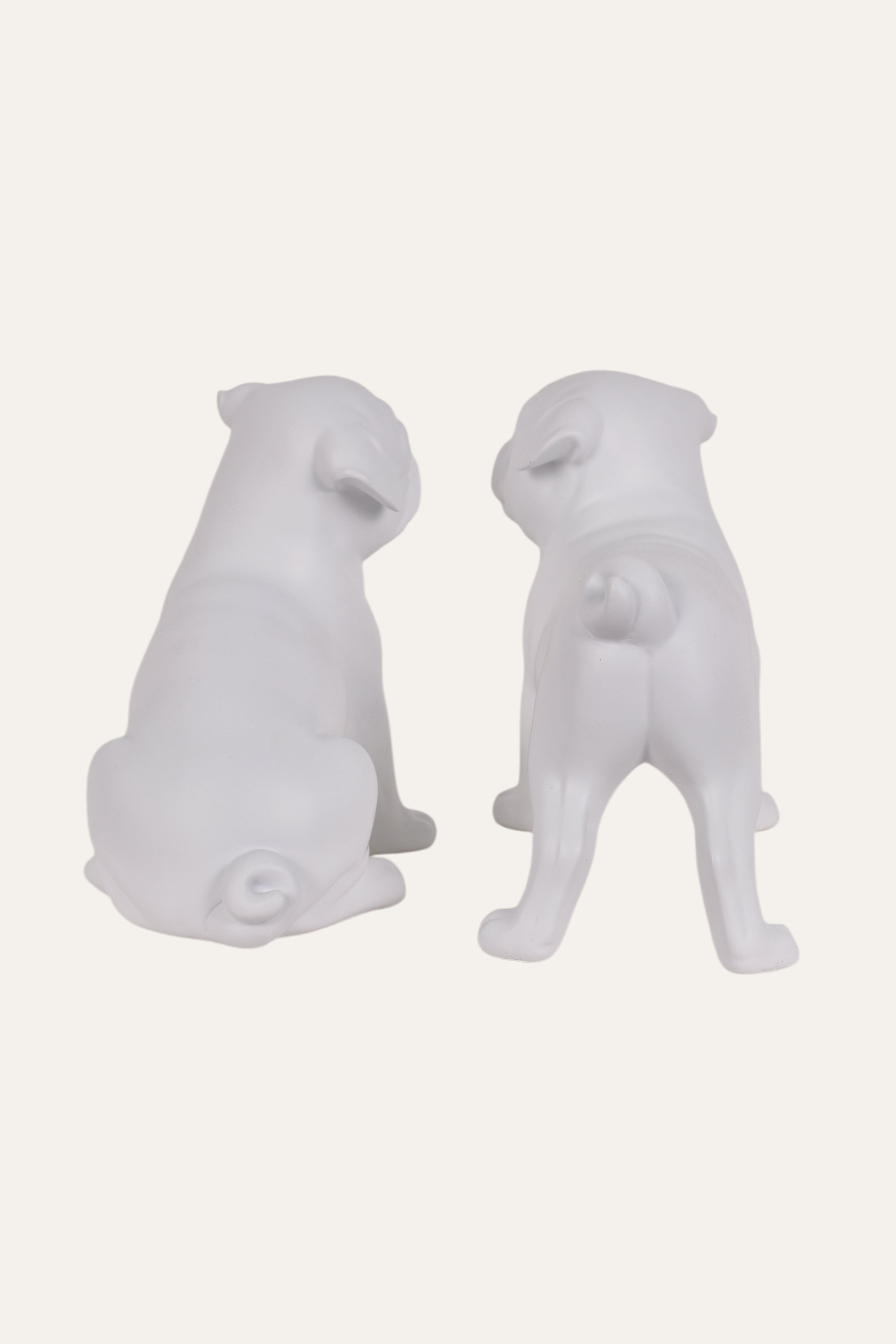 Adorable Resin Puppy Figurine Set Table Décor (Set of 2)