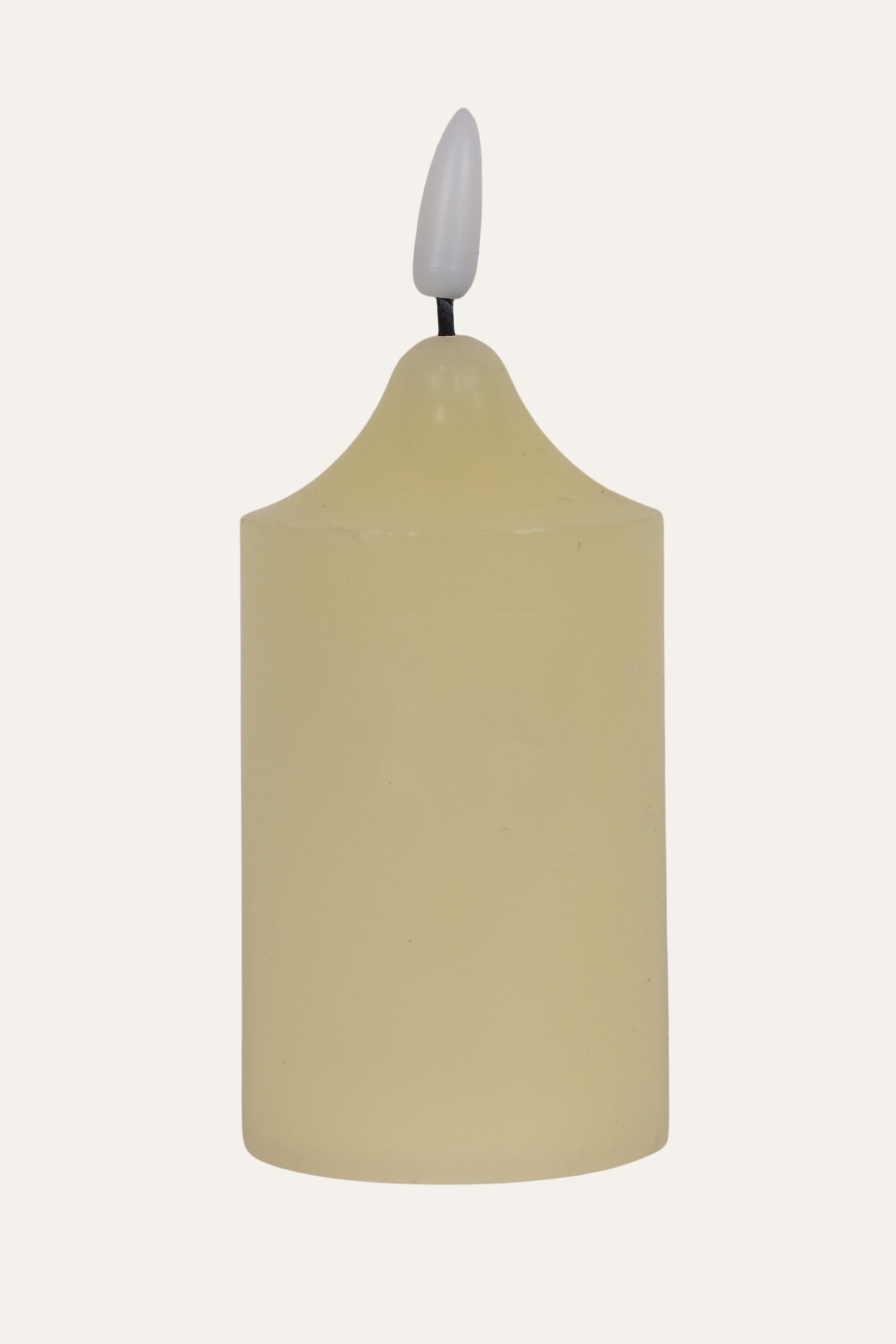 Ivory Electric Pillar Candle