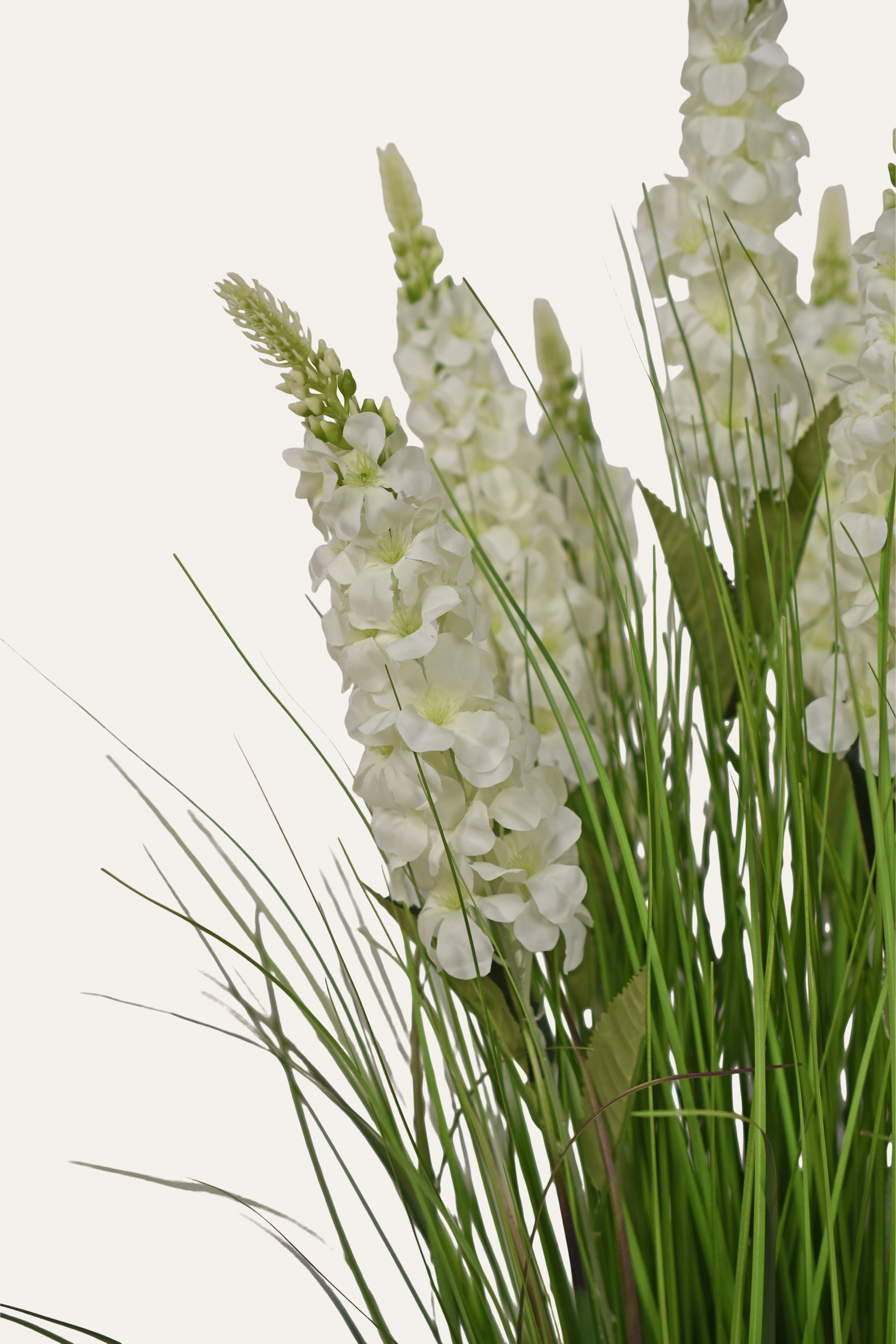 Luxe Bloom Artificial White Blossom Plant