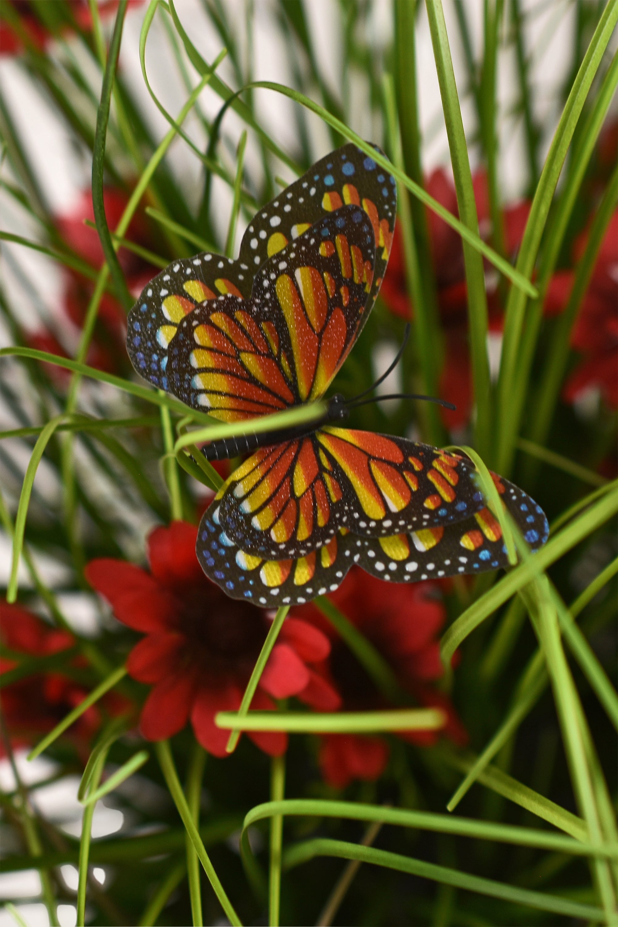 Crimson Meadow Artificial Grass Plant