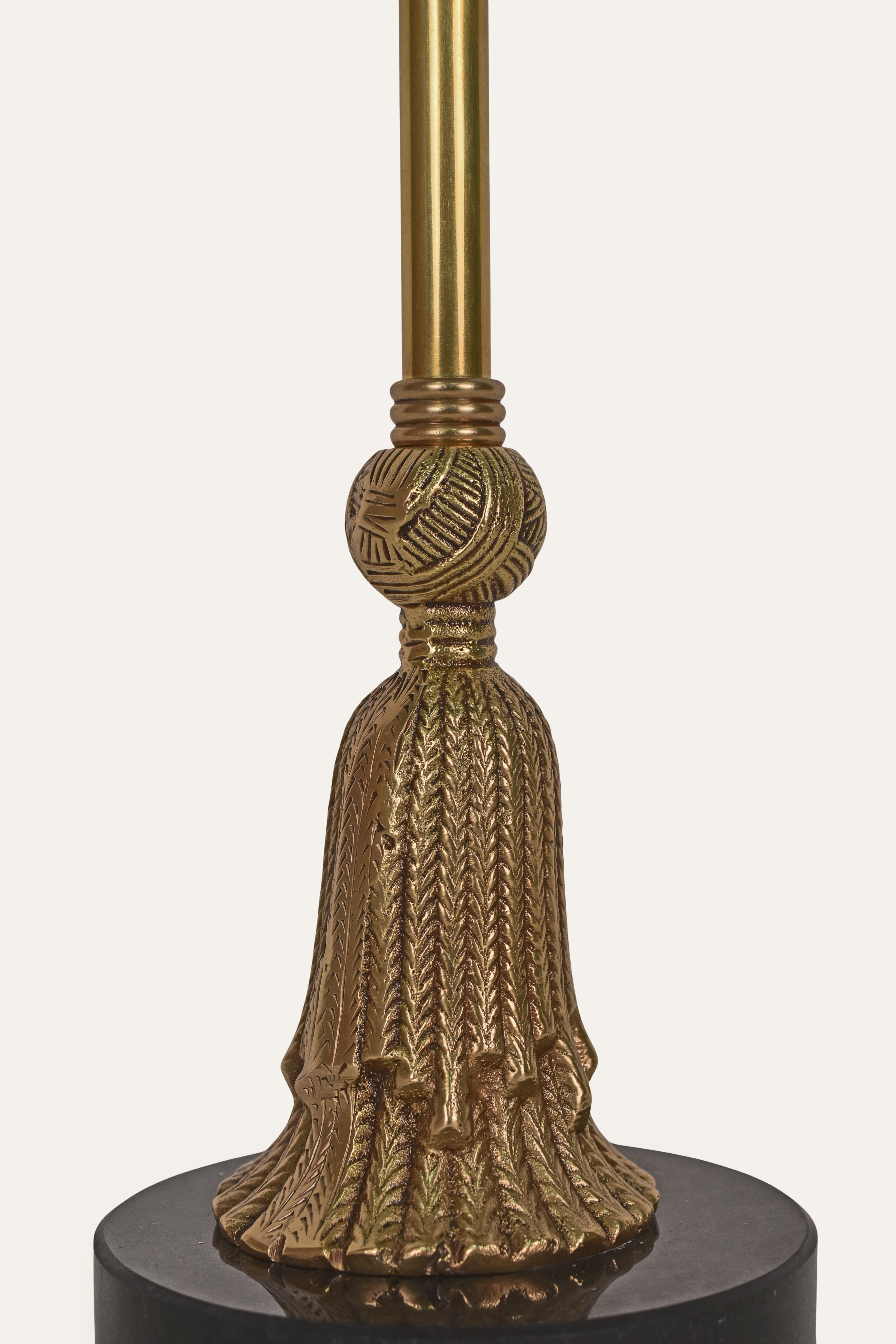 Handcrafted Antique Brass Candle Holder - Big