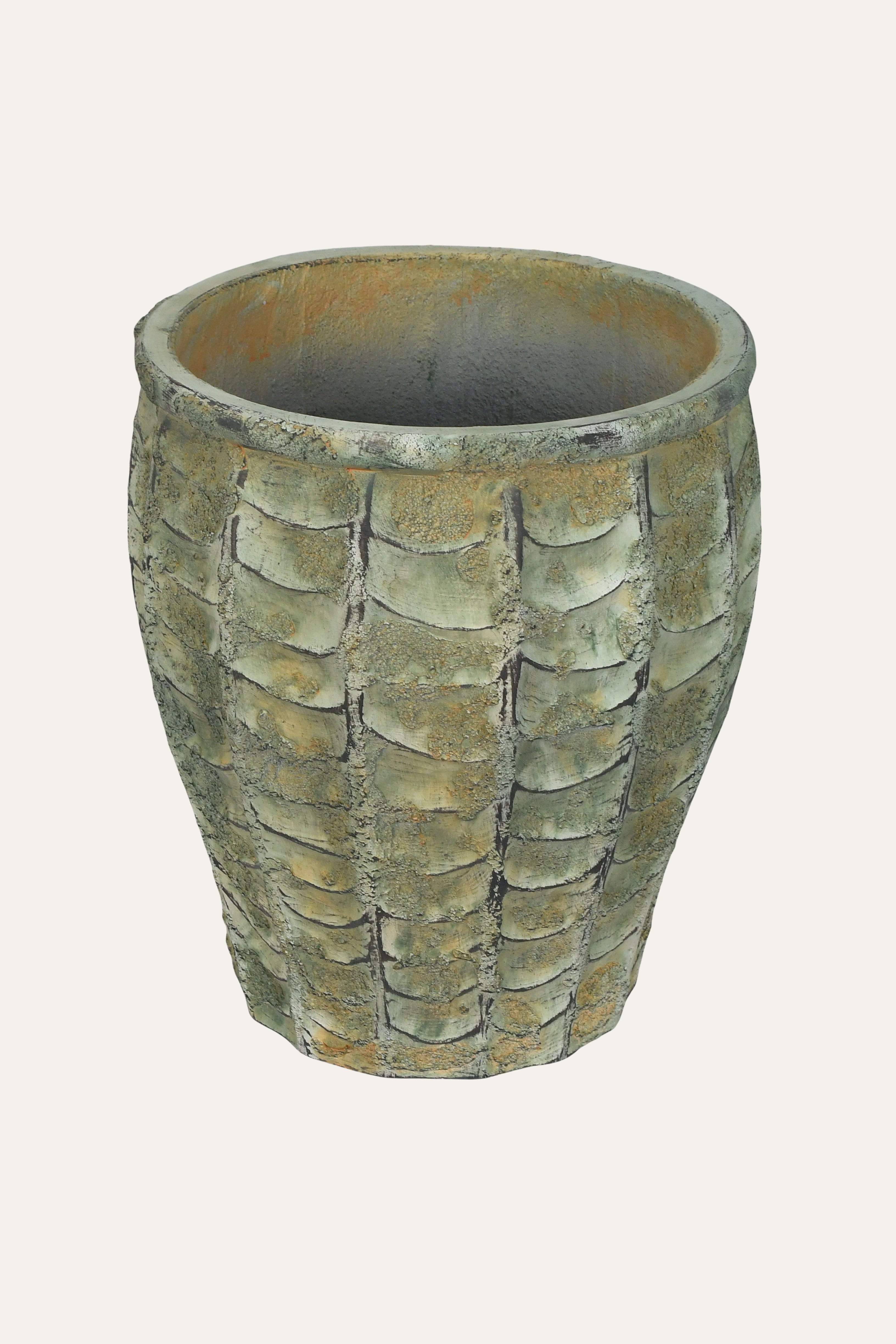 Handcrafted Patina Terracotta Rustic Planter- Medium