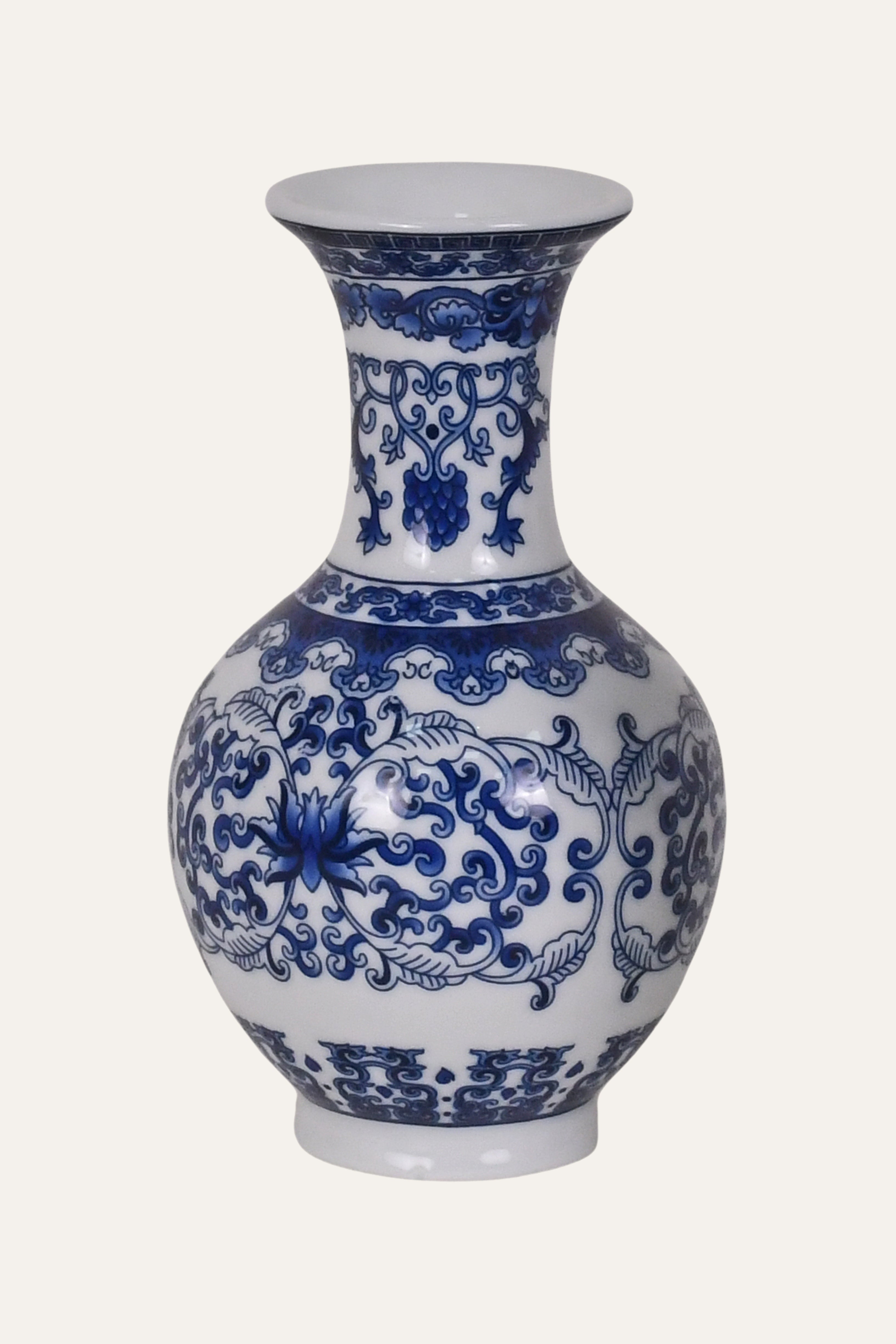 Porcelain Chinoiserie Vase