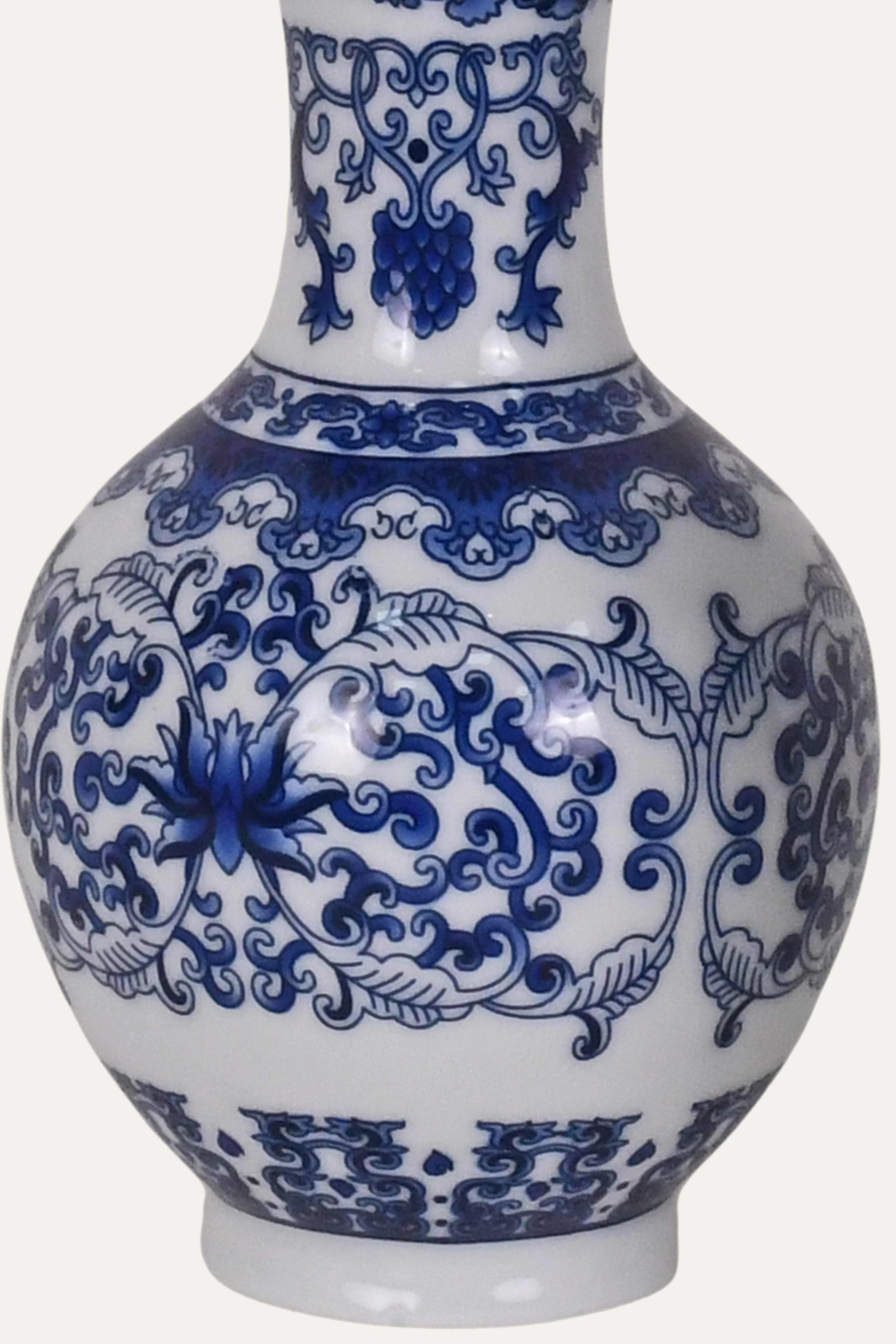 Porcelain Chinoiserie Vase