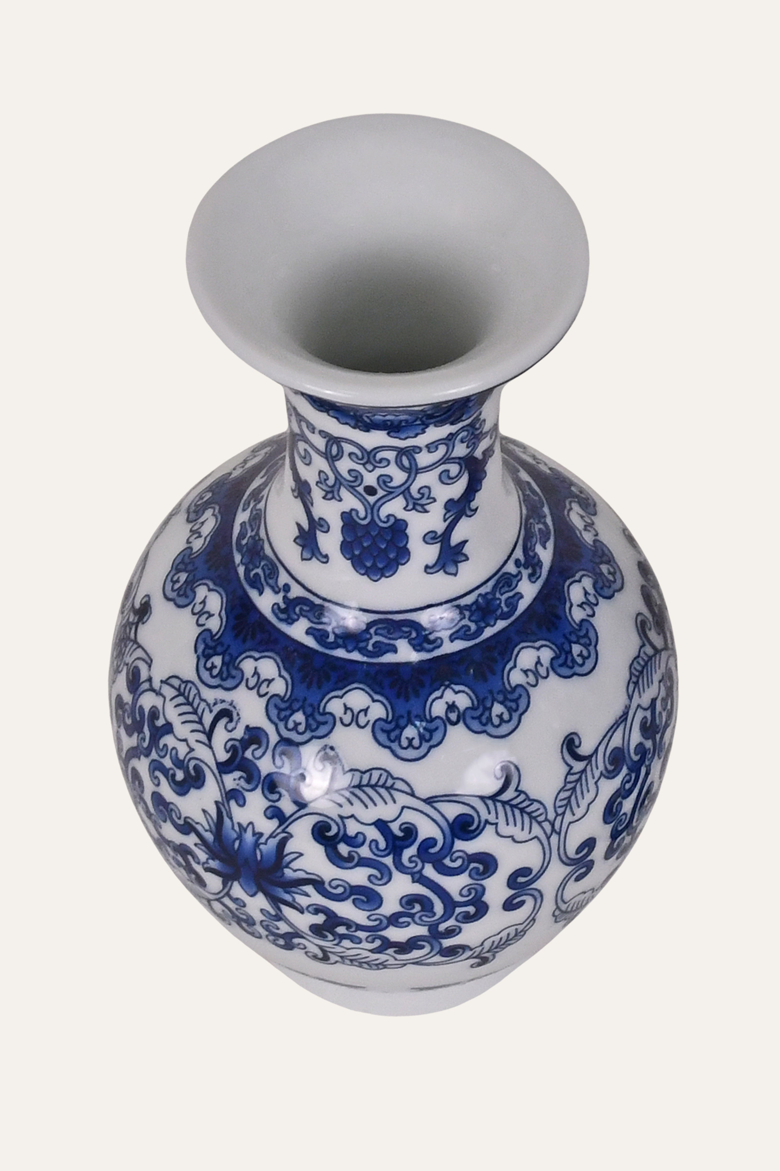 Porcelain Chinoiserie Vase