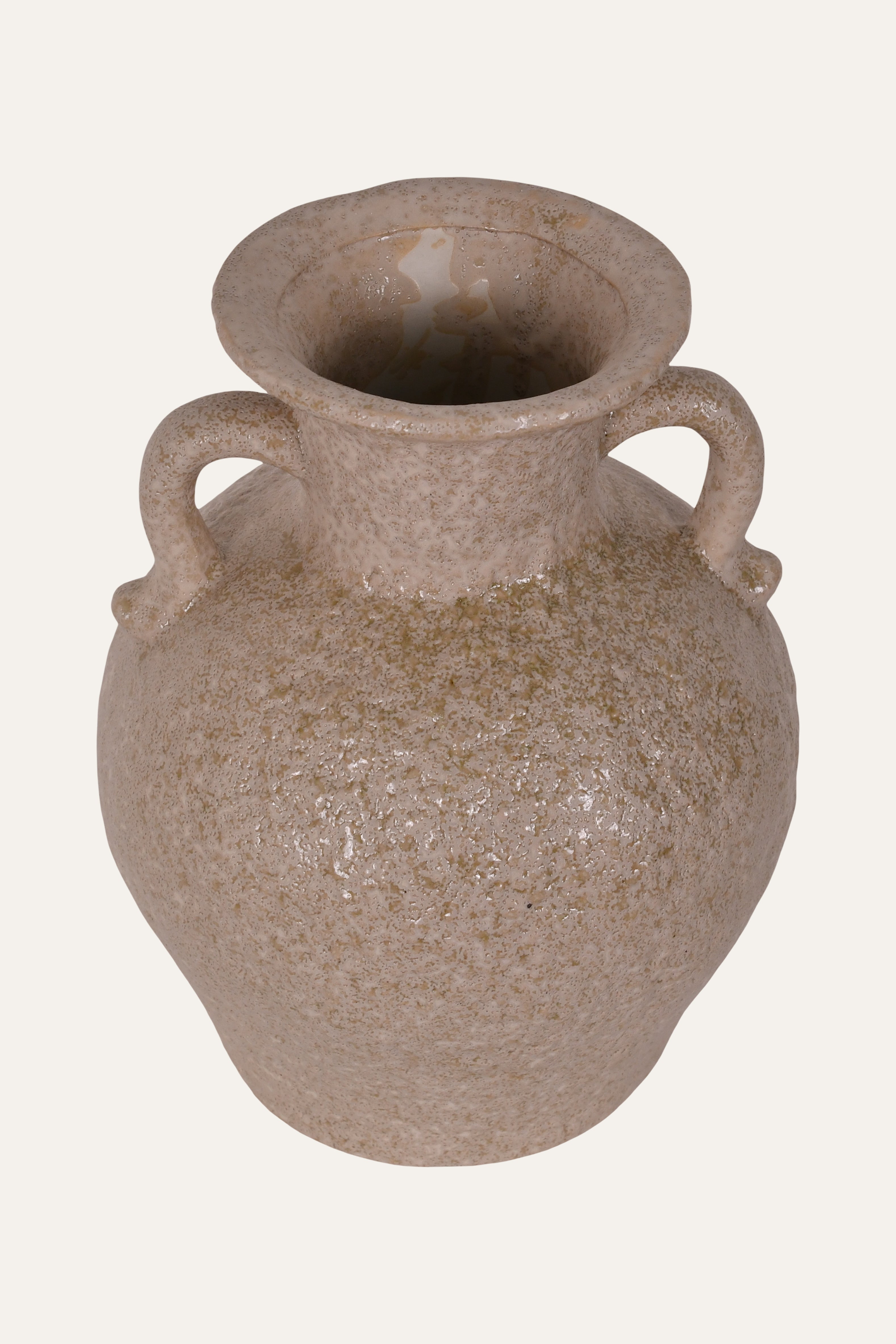 Textured Amphora Style Ceramic Vase