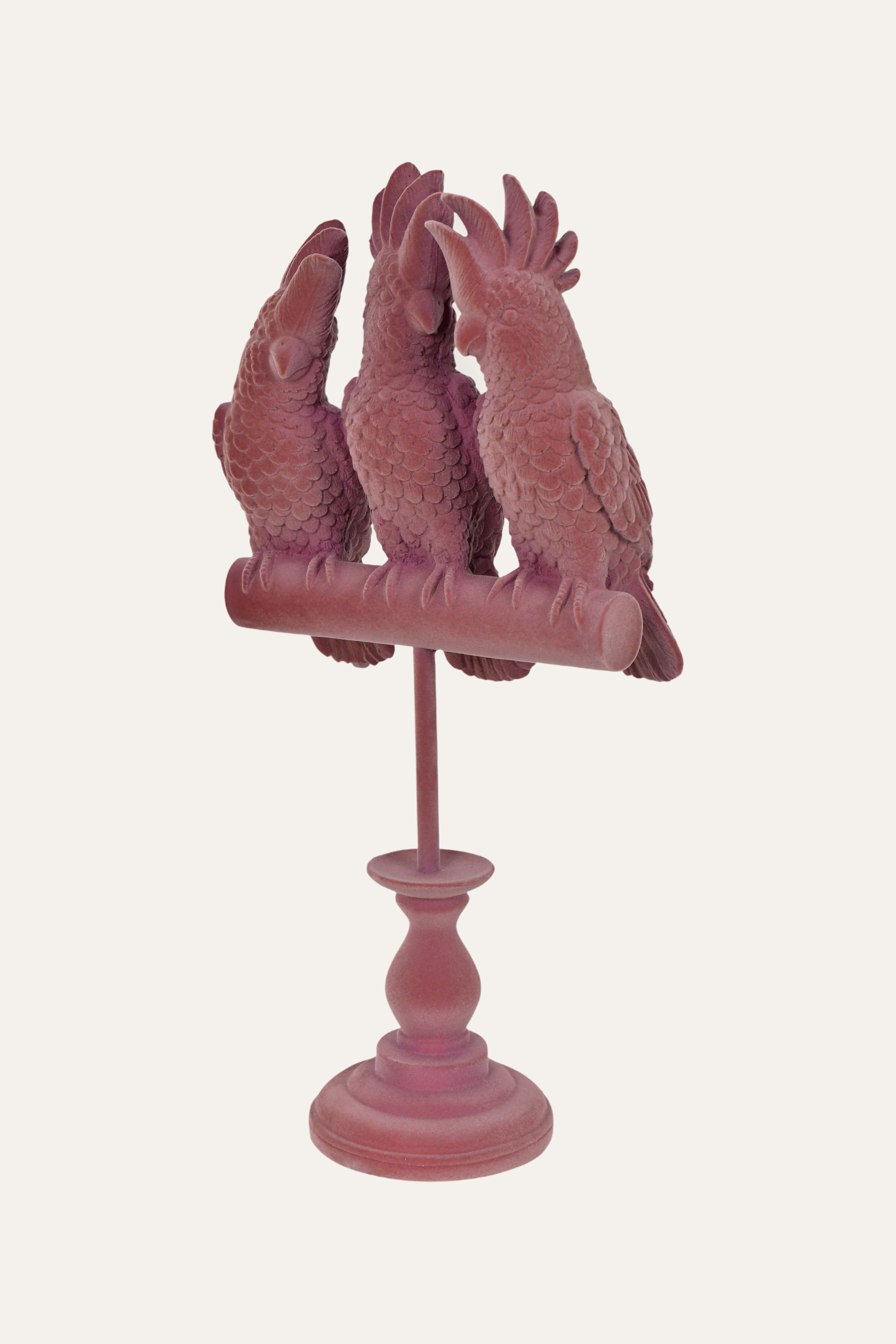 Three Cockatoos Decorative Sculpture