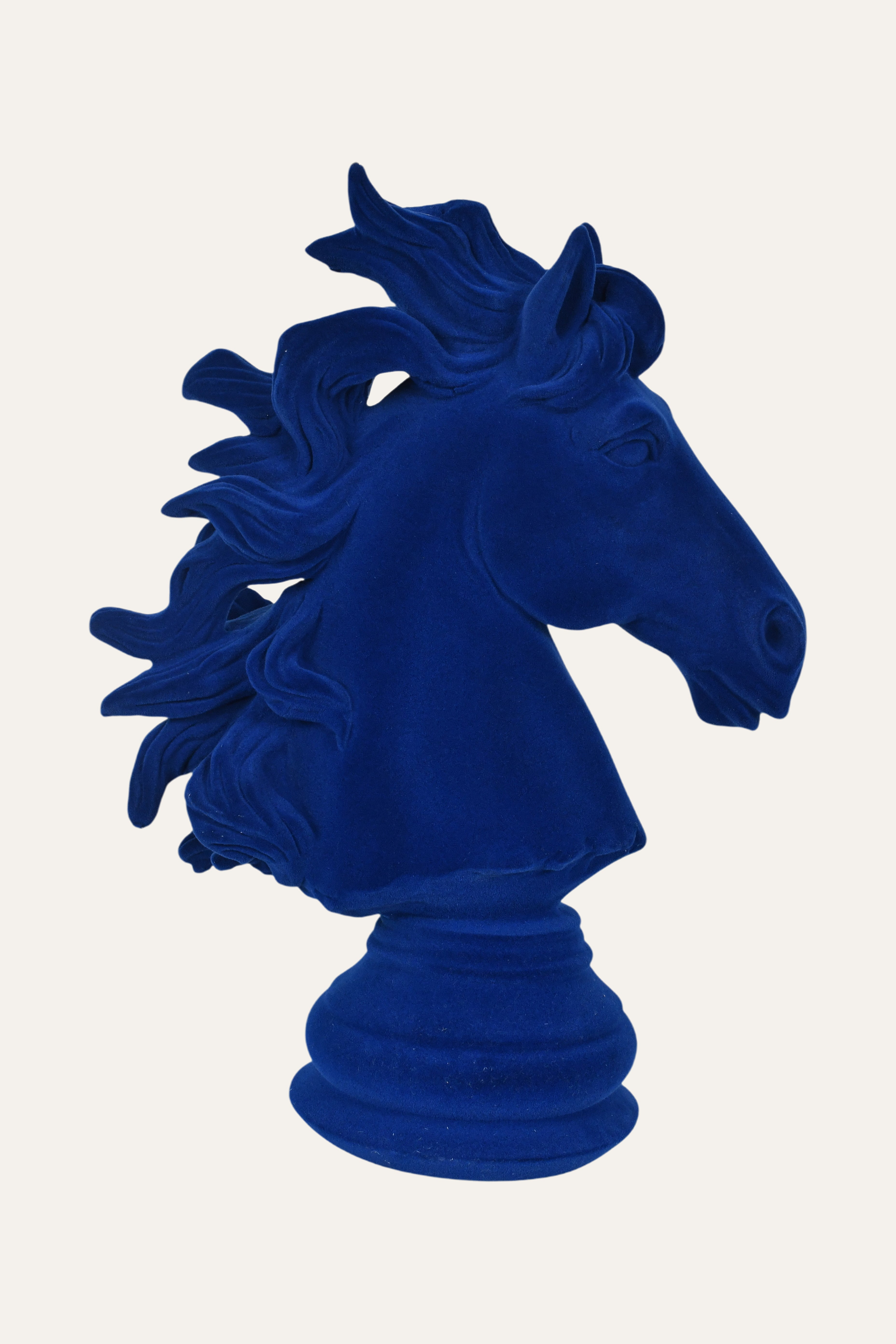 Royal Blue Horse Head Sculpture