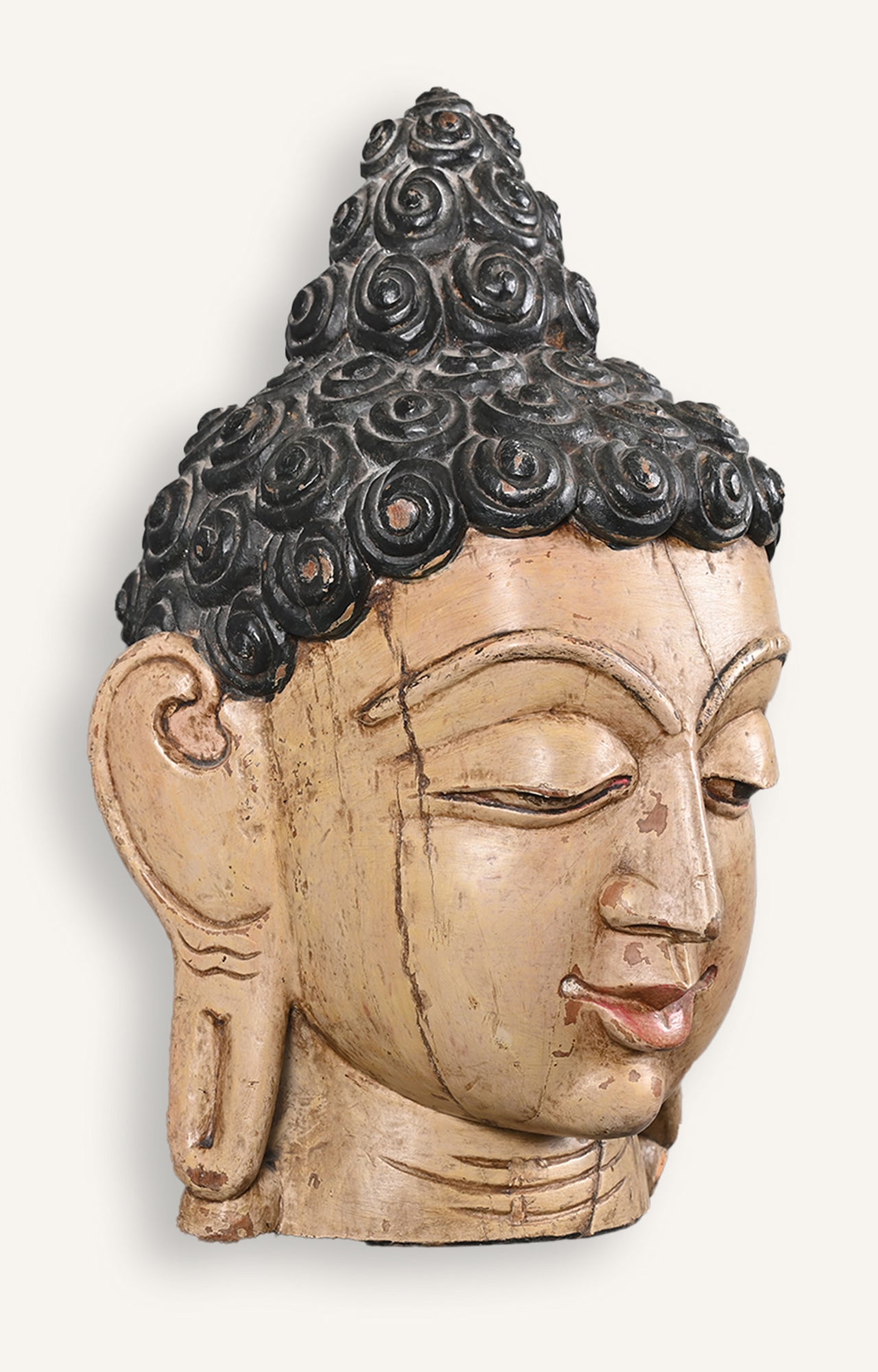 Buddha Head Wall Mask