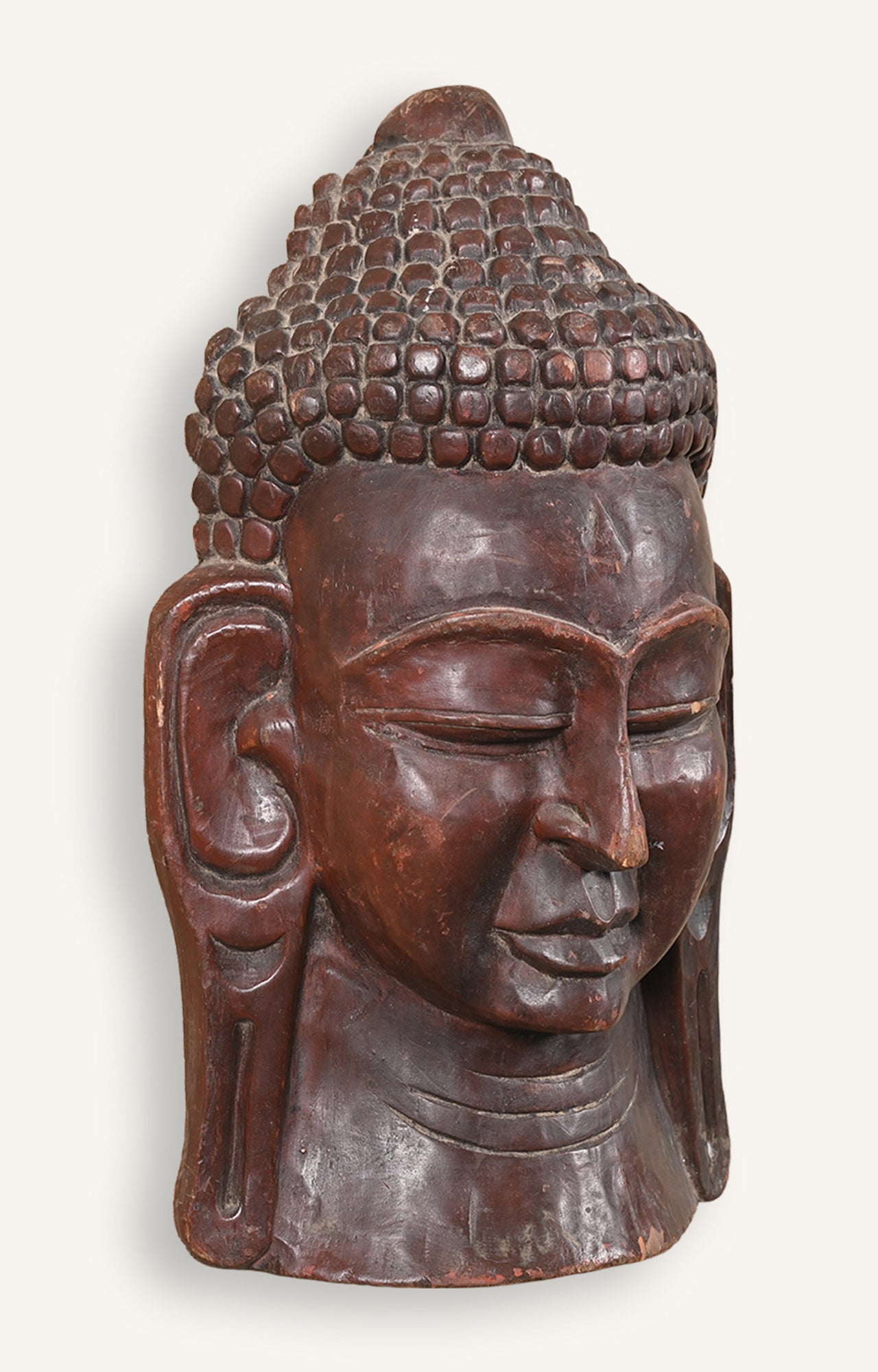 Wooden Lord Buddha Mask