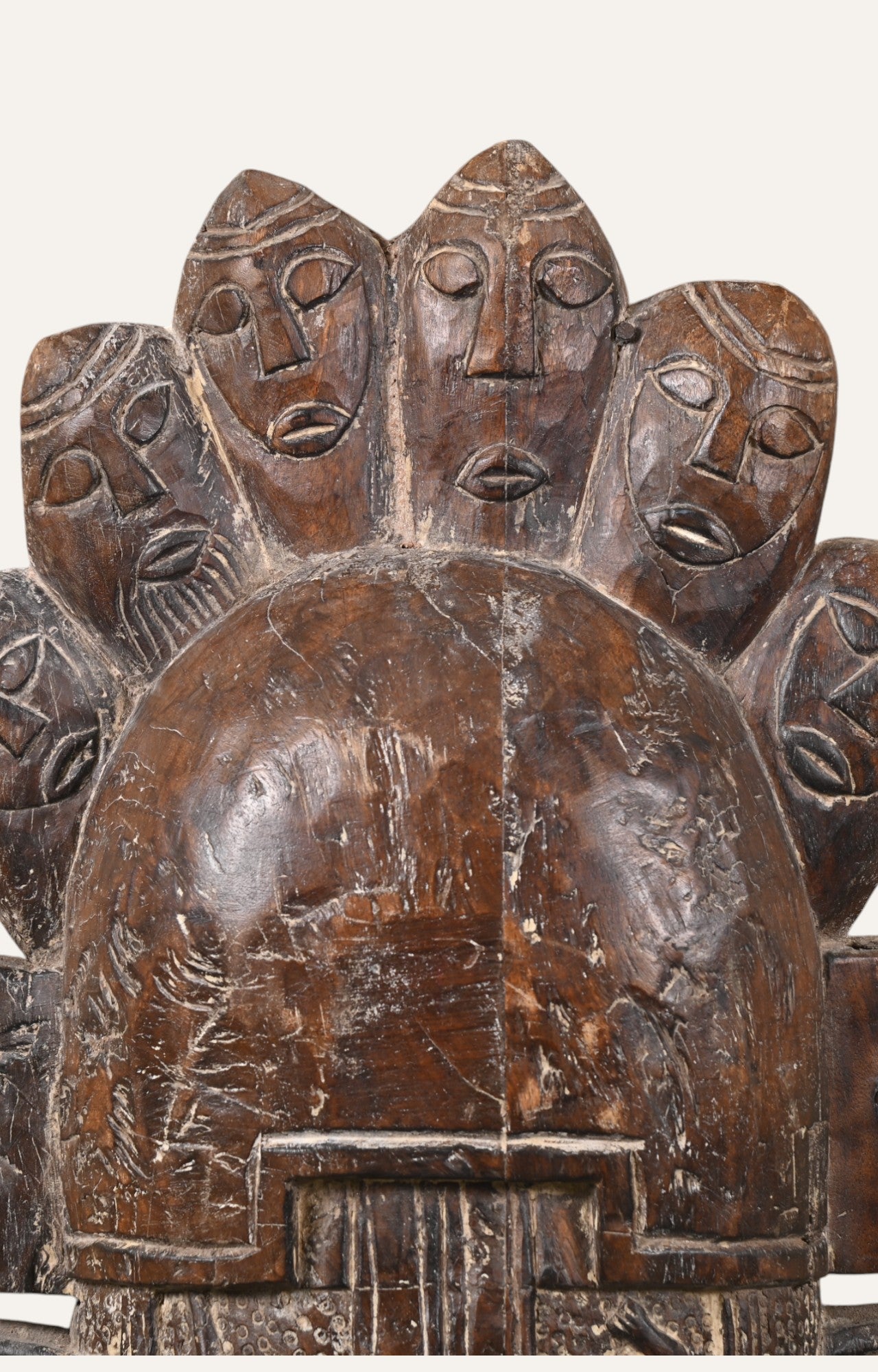 Wooden Hand Carved Tribal Mask