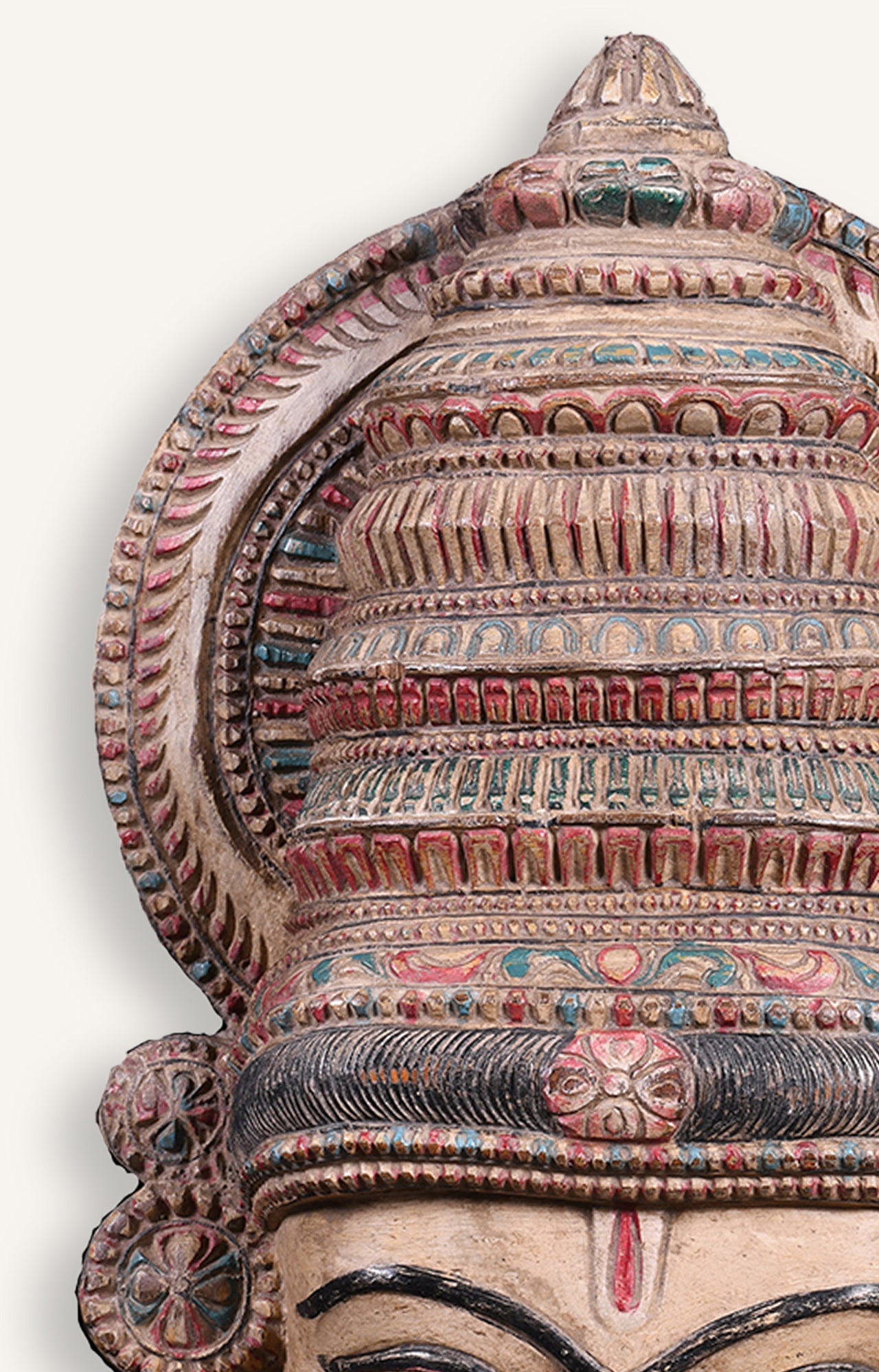 Kathakali South Indian Wooden Mask