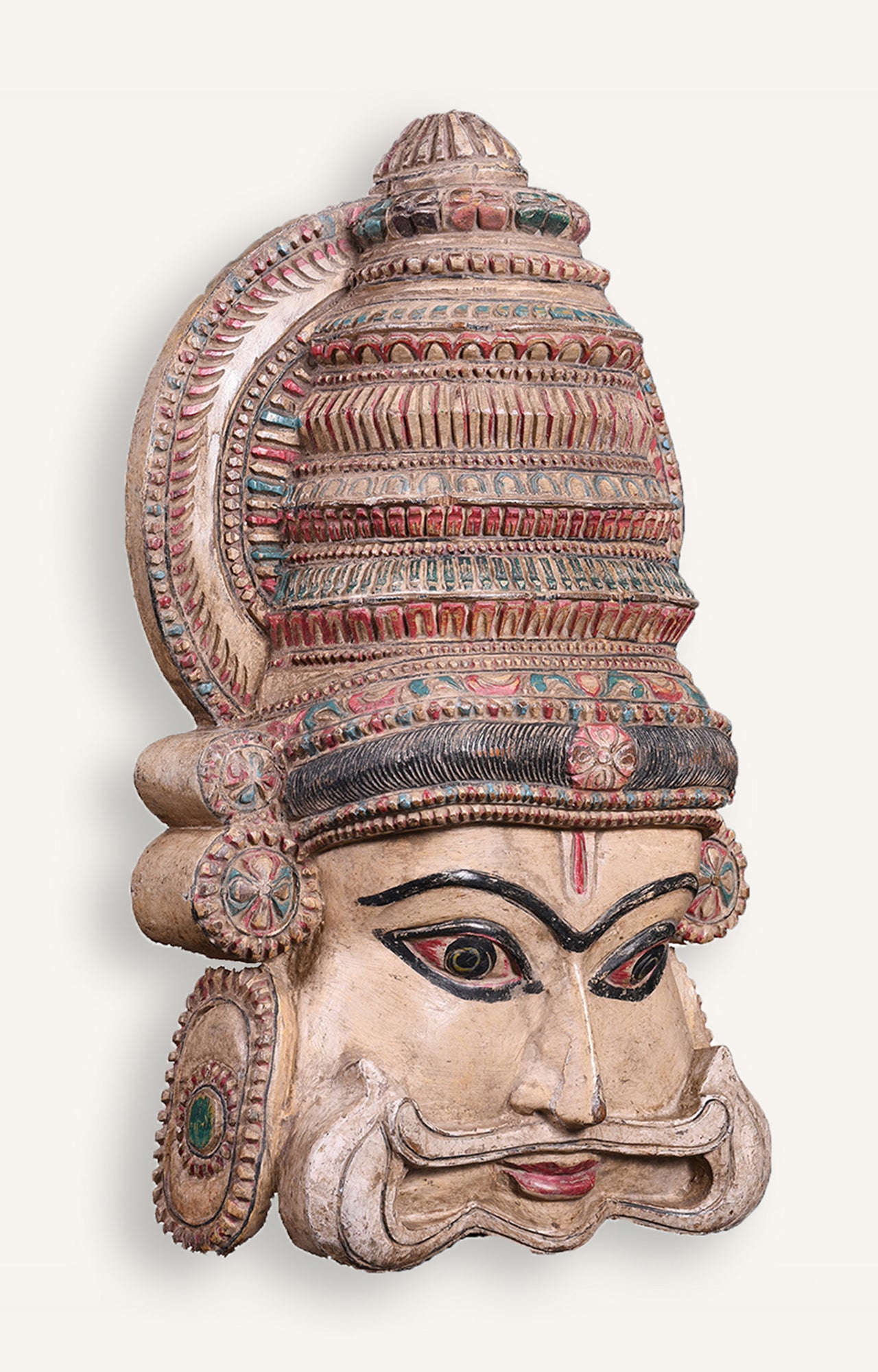 Kathakali South Indian Wooden Mask