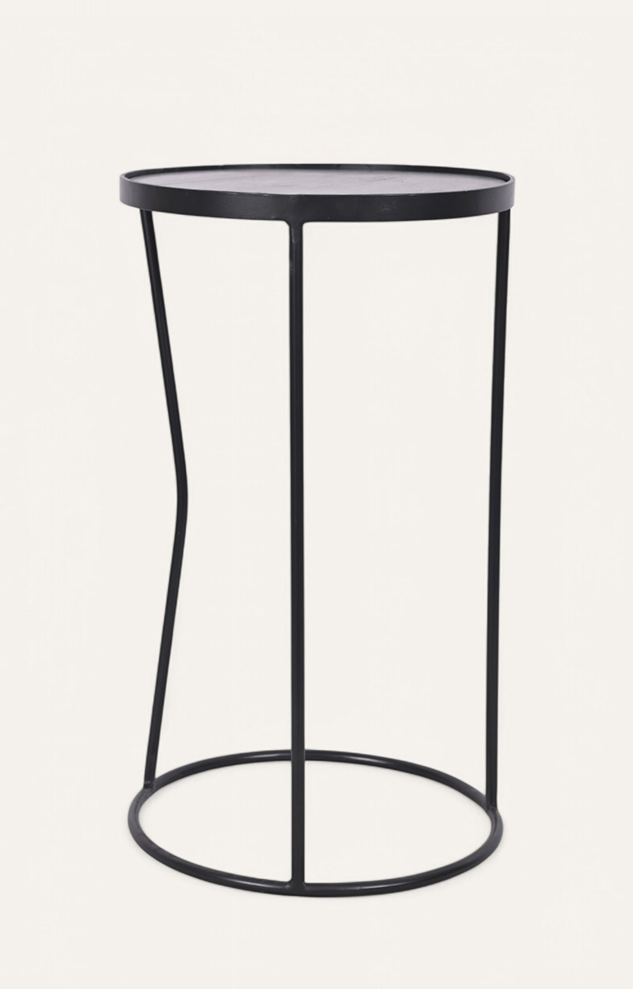 Sculptural Metal Side Tables