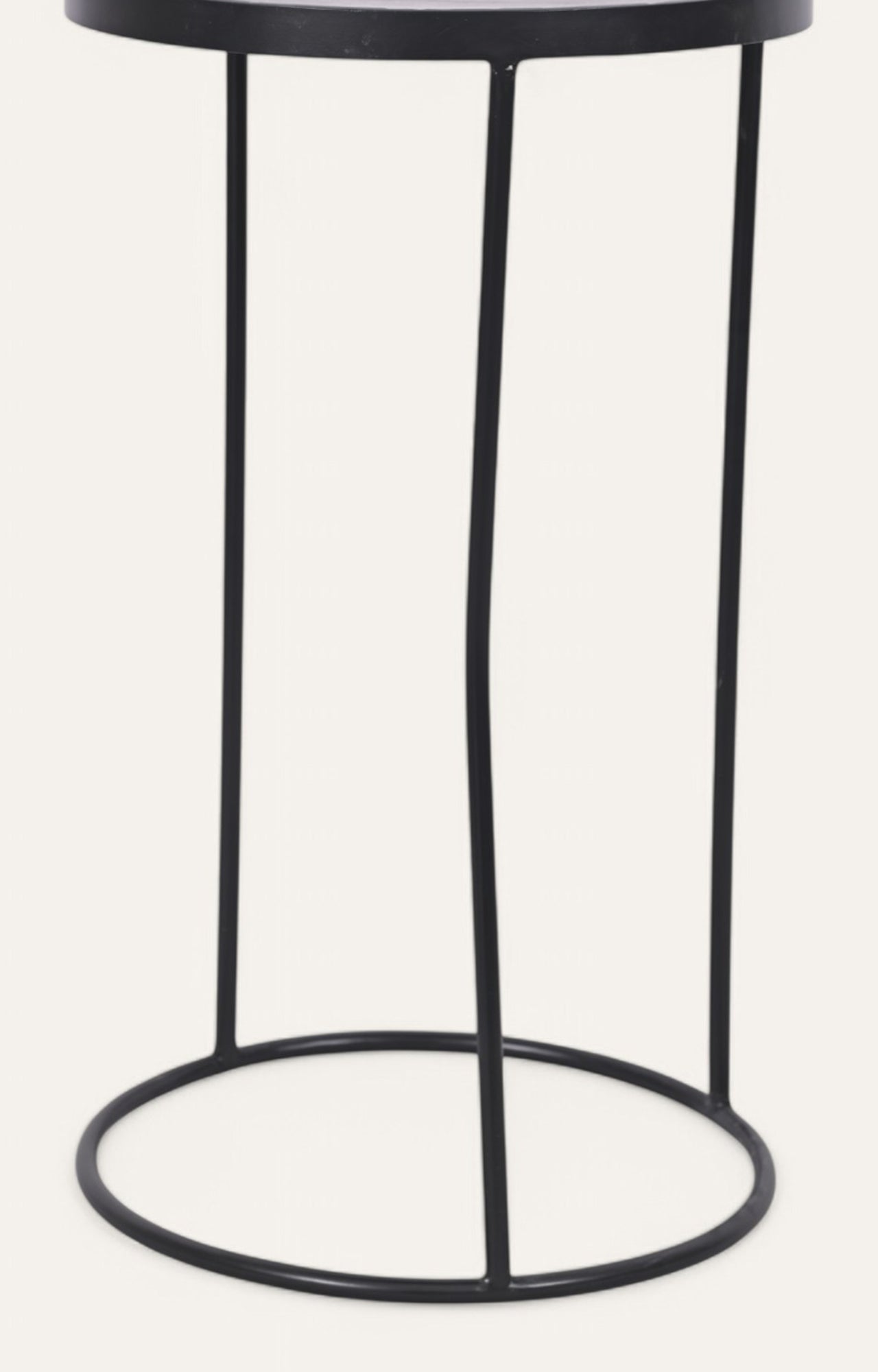 Sculptural Metal Side Tables