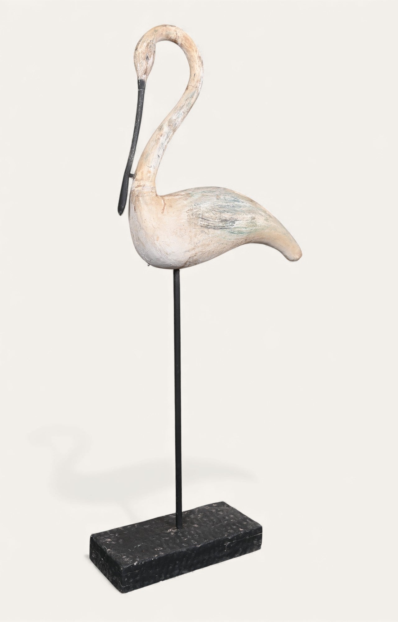 Rustic Flamingo Bird Table Décor