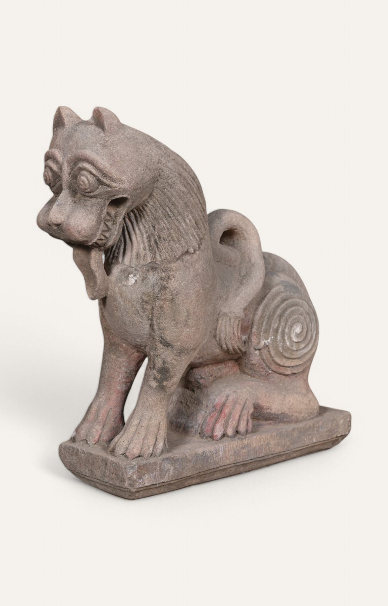 Vintage Guardian Sandstone Sculpture