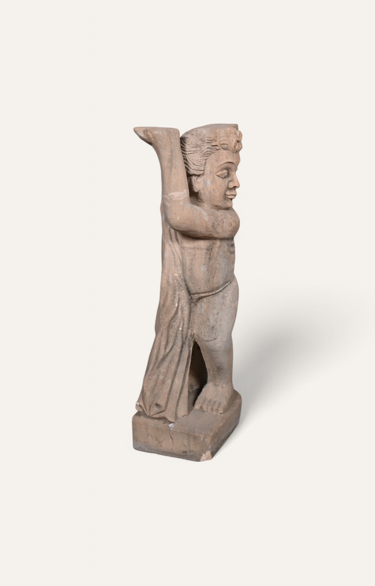 Posing Man Sandstone Sculpture