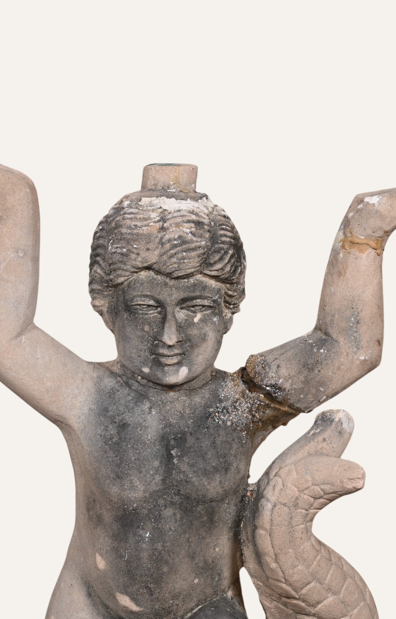 Vintage Olympian Sandstone Sculpture