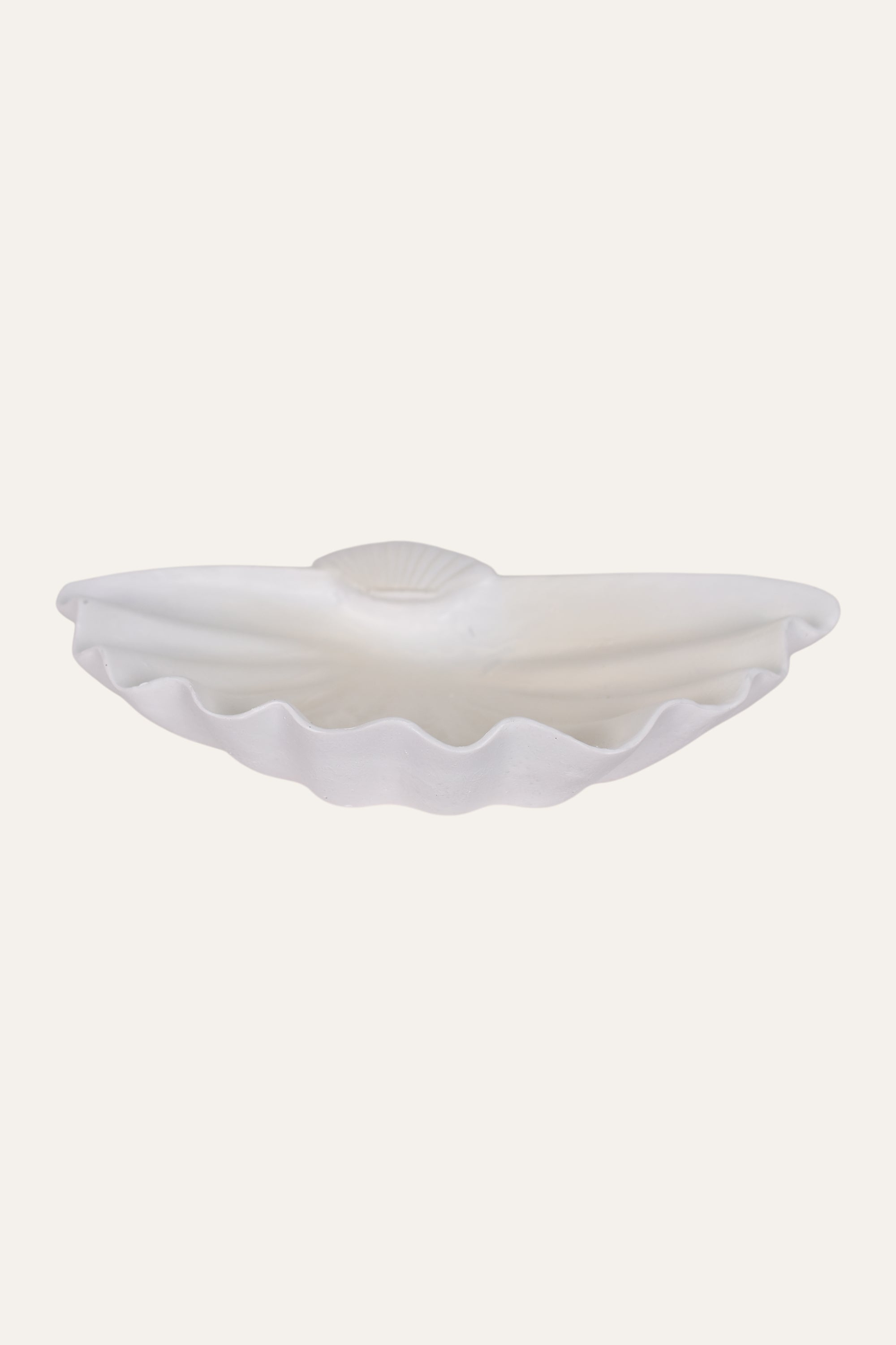 Minimalist White Resin Decorative Bowl Tray