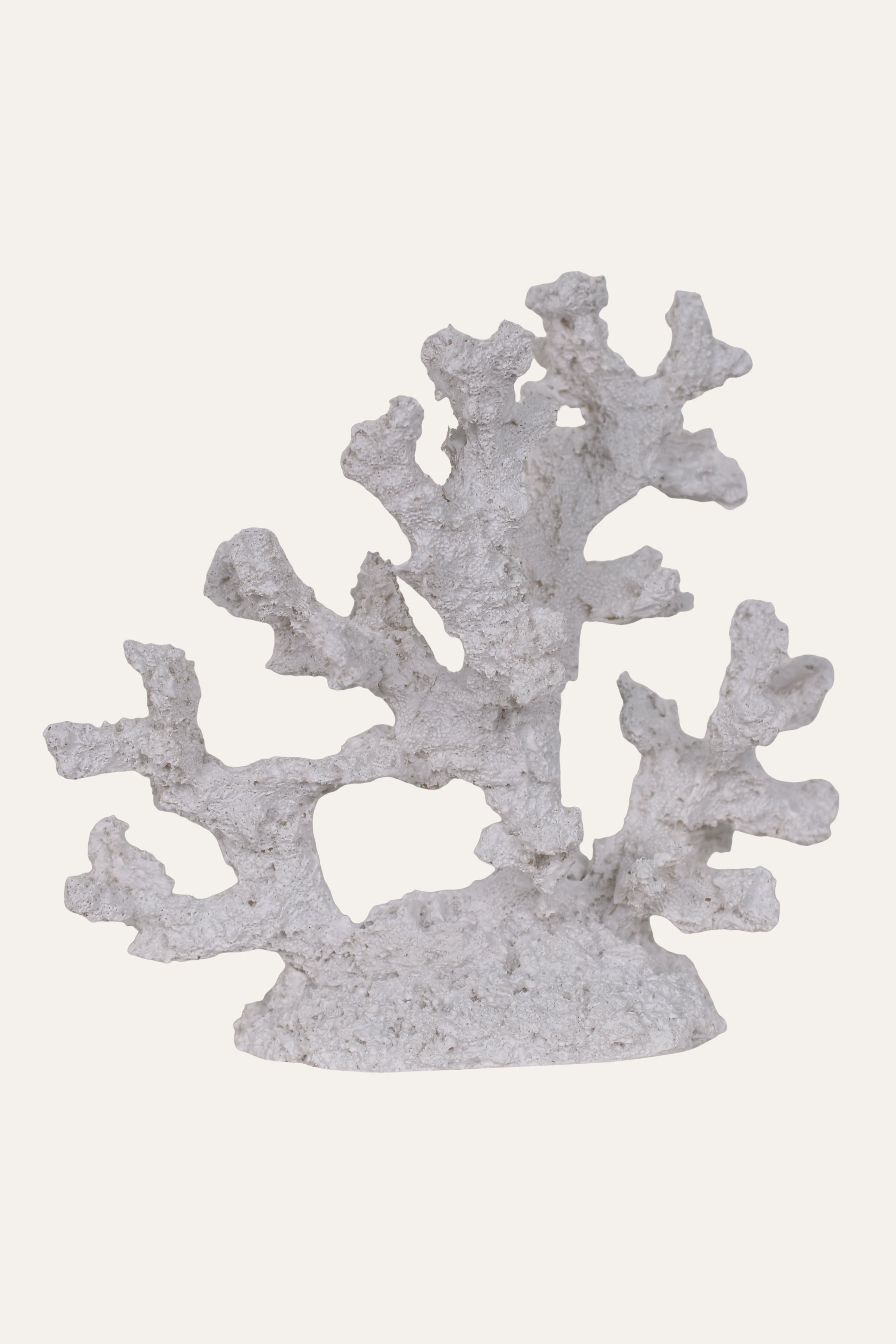 Decorative White Resin Branch Coral Sculpture Décor