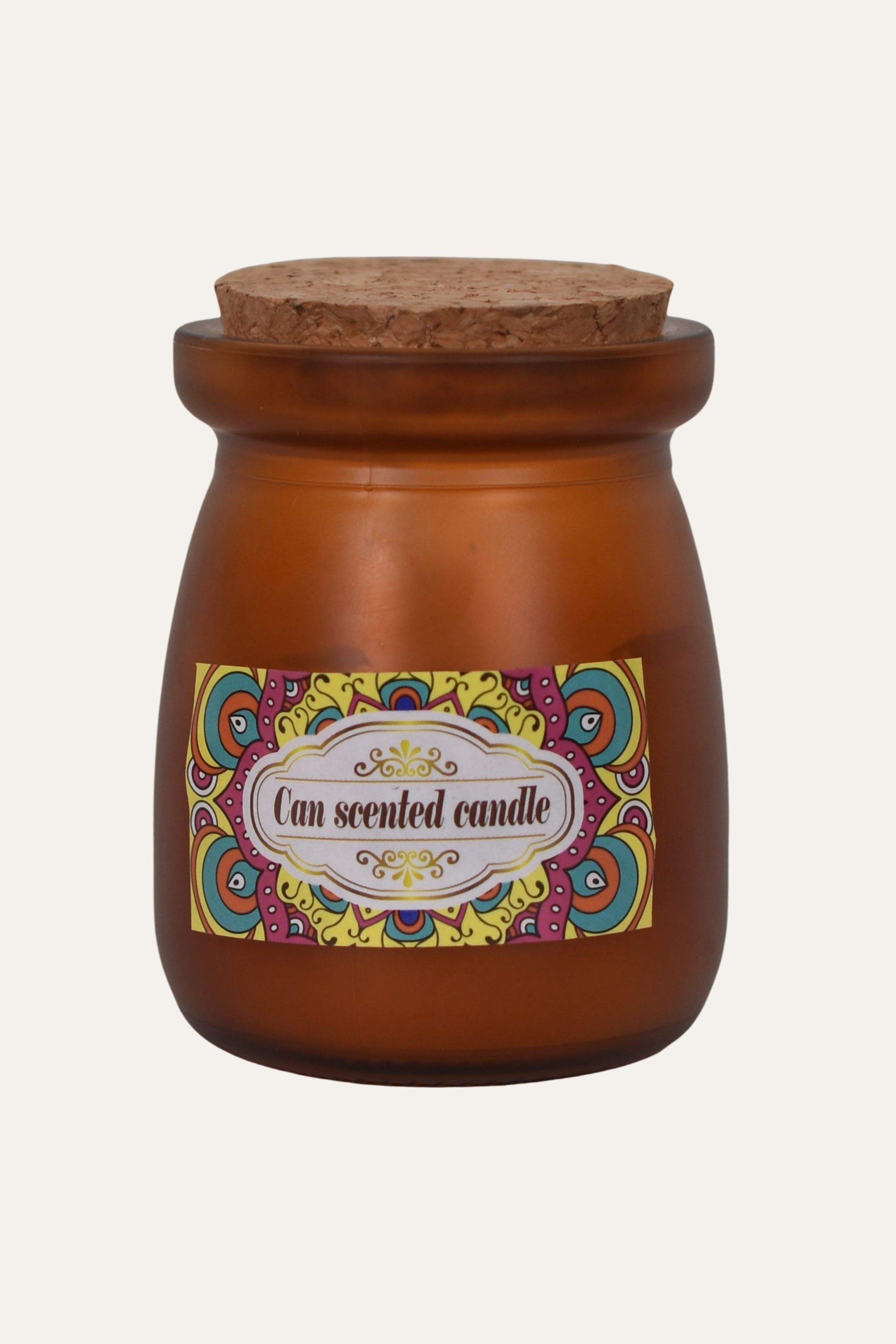 Decorative Amber Jar Scented Candle
