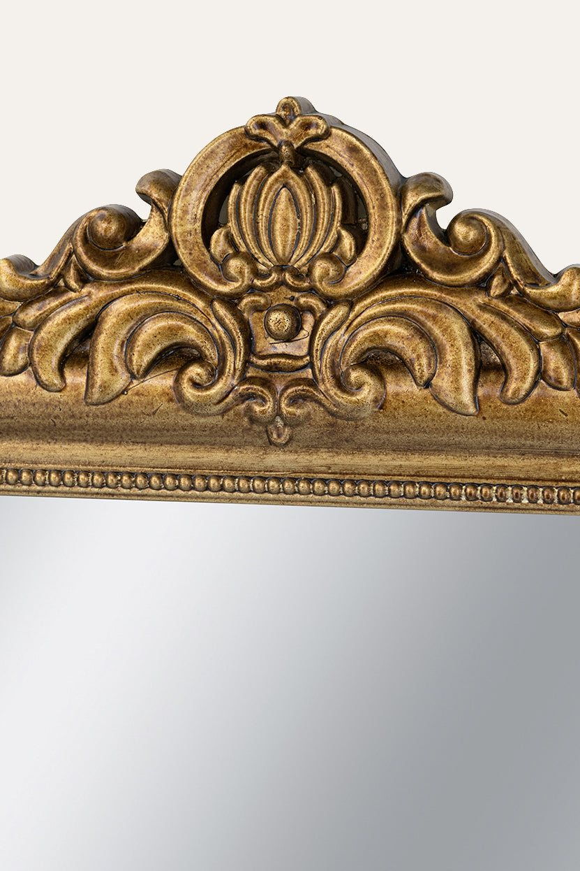 Decorative gold mirror