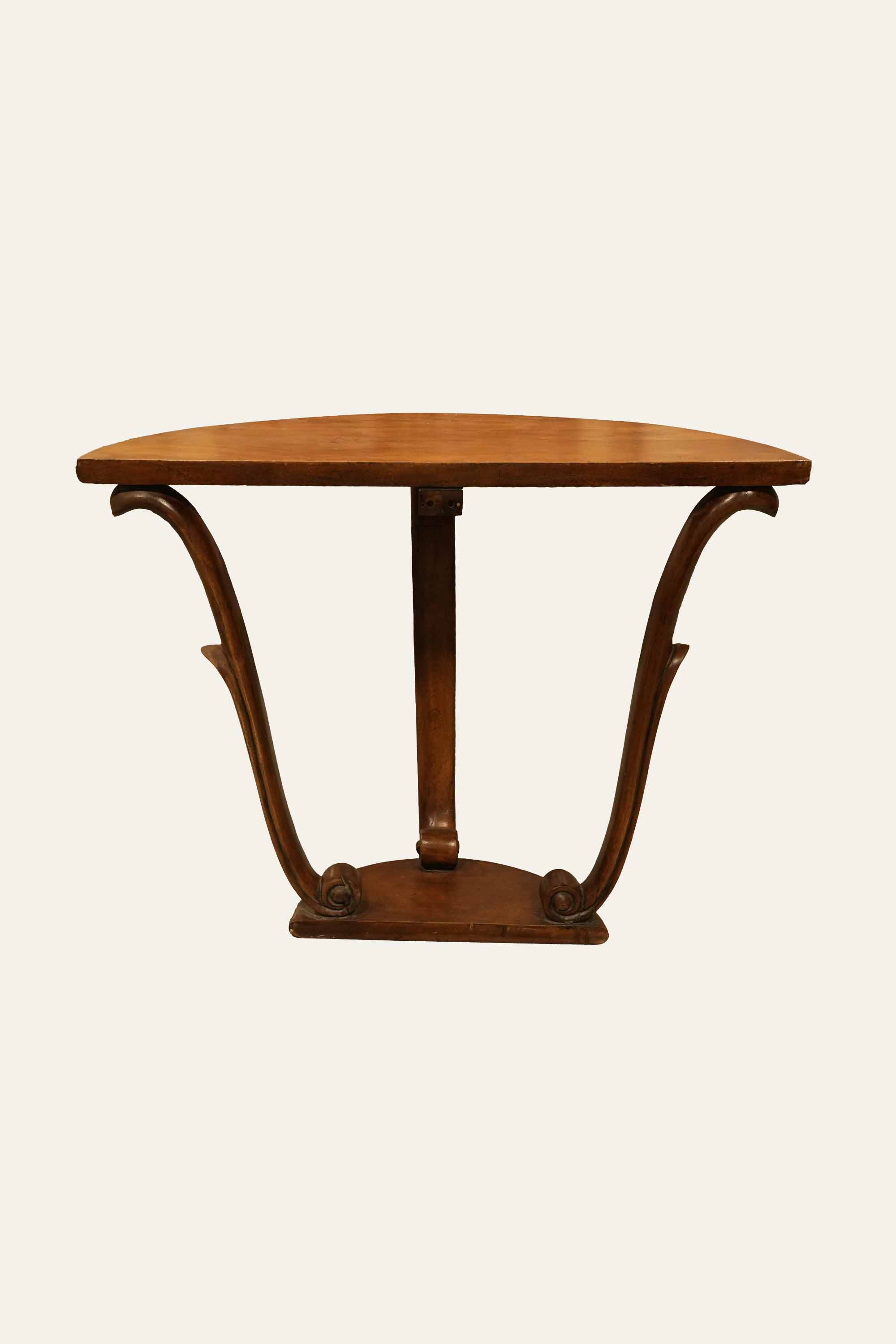 Decorative wooden entryway table