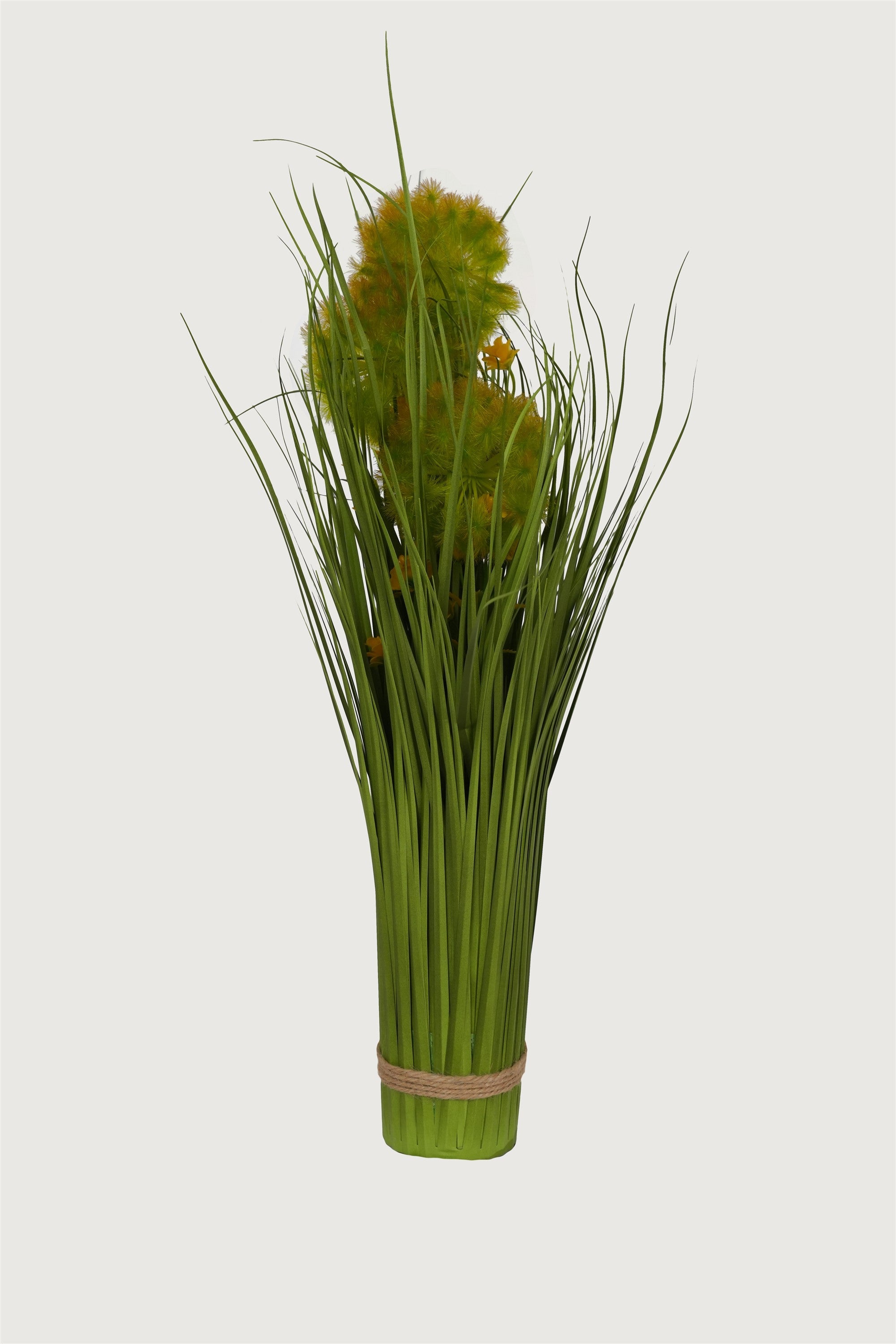 Decorative yellow dandelion stems